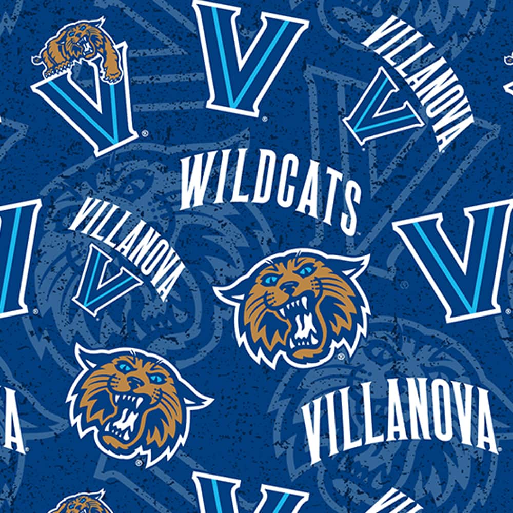 NCAA Villanova University Tone-on-Tone Cotton Fabric