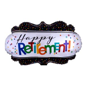 SuperShape™ 27" Officially Retired Foil Balloon