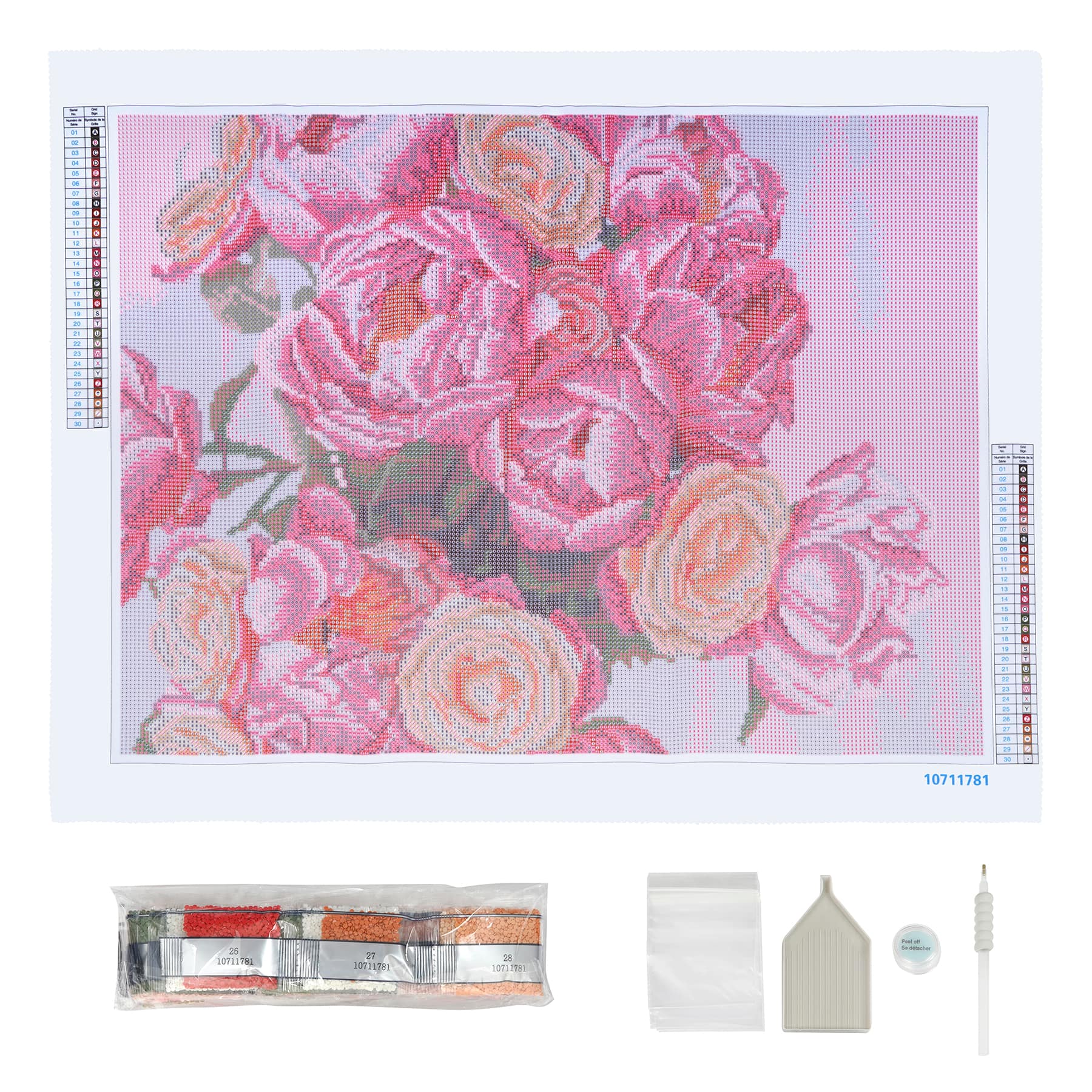 Peonies Diamond Art Kit by Make Market® - Image 2