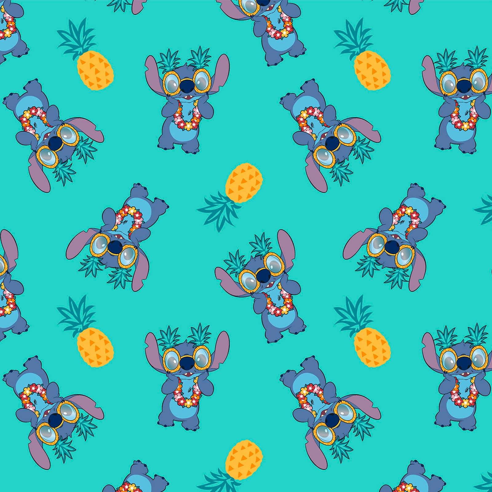 Springs Creative Disney® Lilo & Stitch Pineapple Toss Cotton Fabric