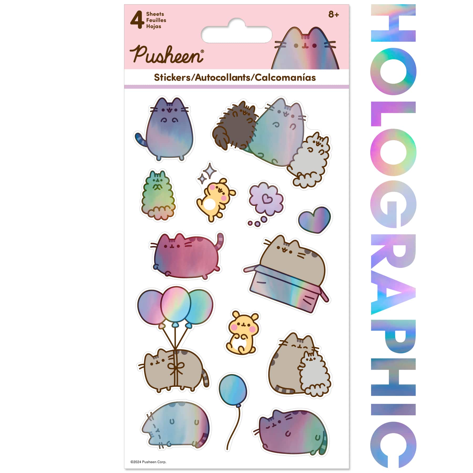 Pusheen® Holographic Stickers