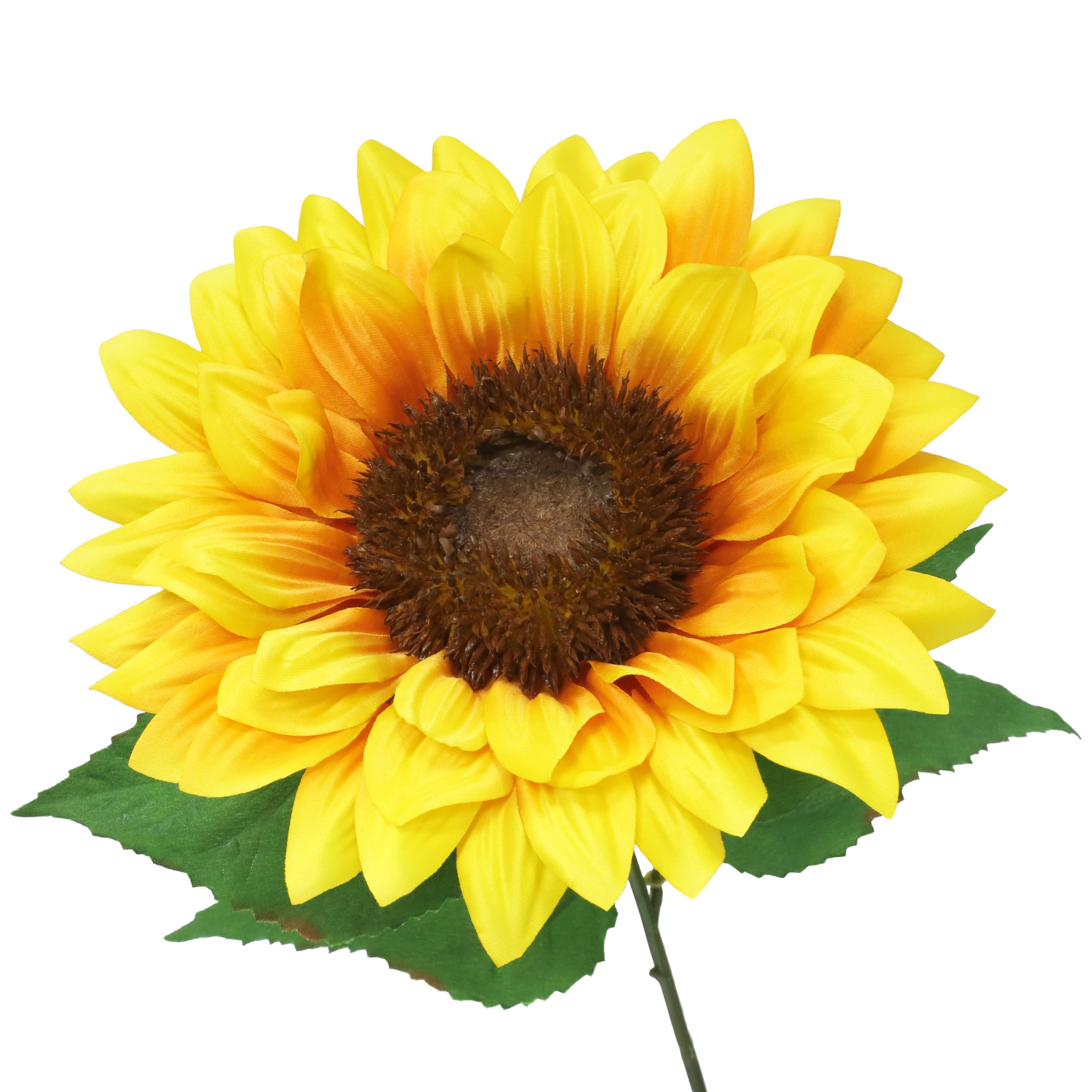 18" Yellow Sunflower Bush by Ashland® - Image 3