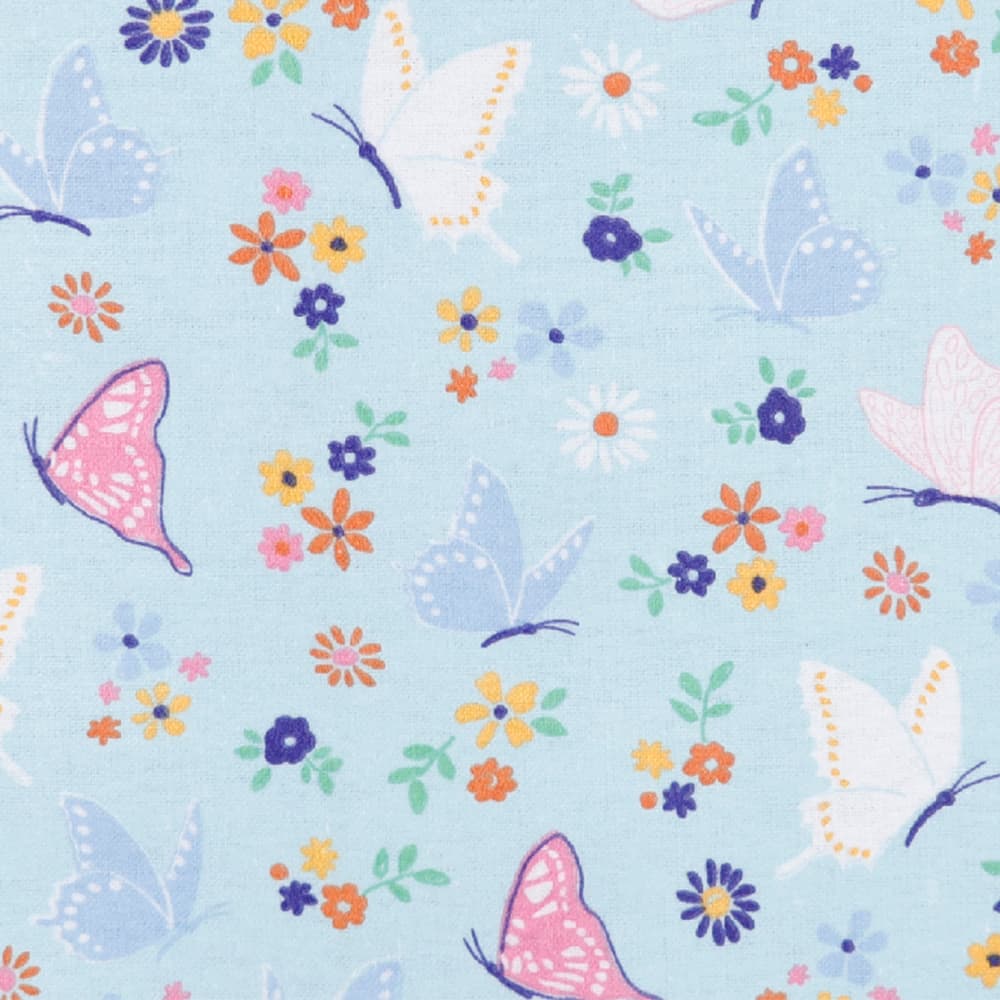 Fumatex Spring Butterflies Super Snuggle Craft Flannel Fabric