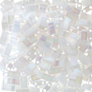 Miyuki® Half Tila® 5mm 2-Hole Glass Seed Beads
