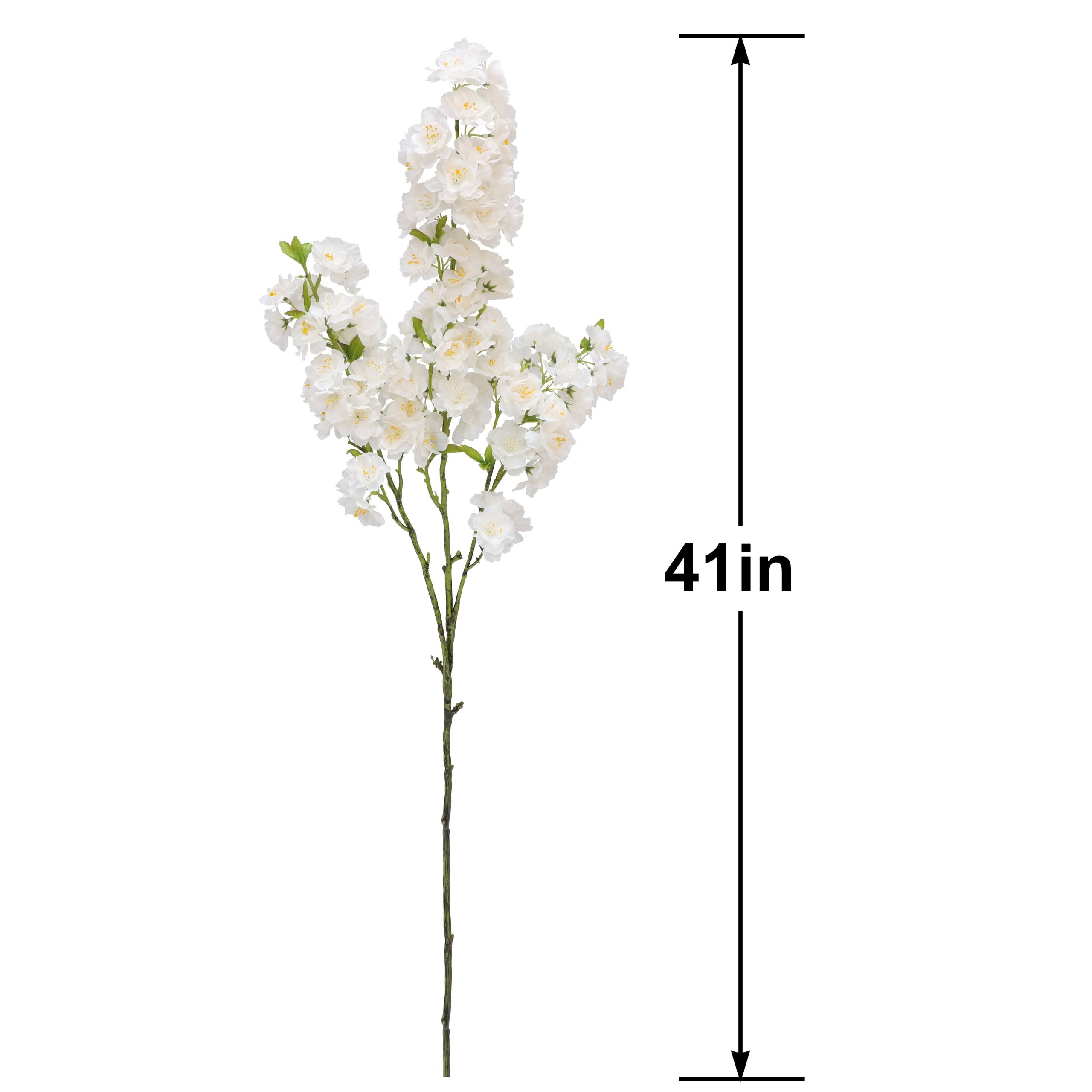 41" White Cherry Blossom Stem by Ashland® - Image 3