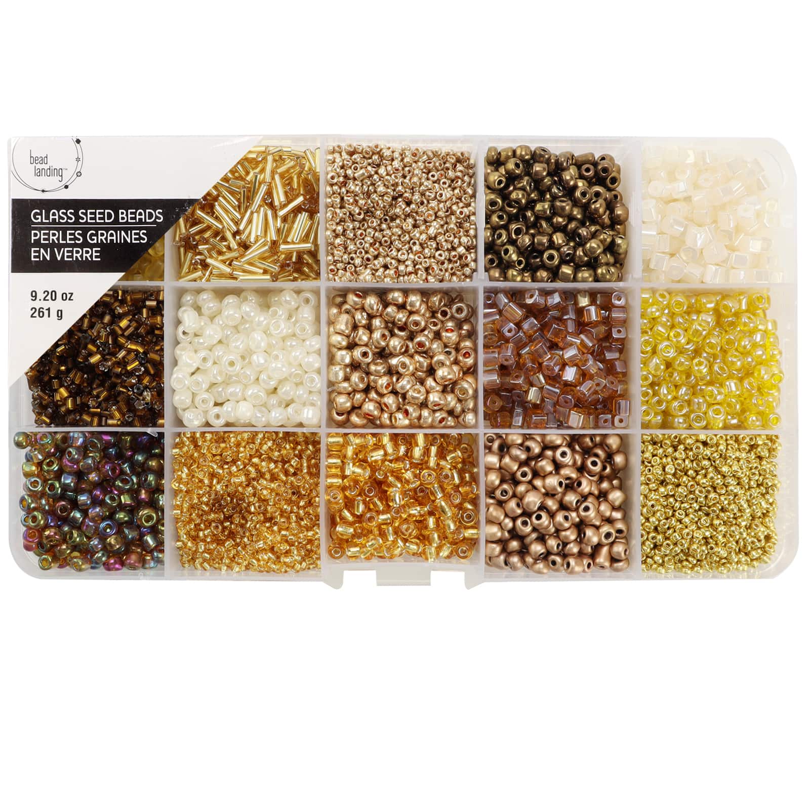 Champagne Mix Glass Seed Beads by Bead Landing® - Image 4