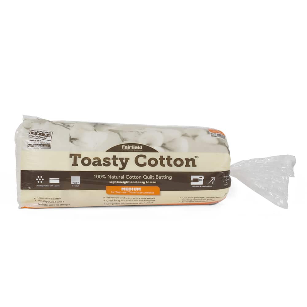 Fairfield™ Toasty Cotton™ Batting, 72" x 90"