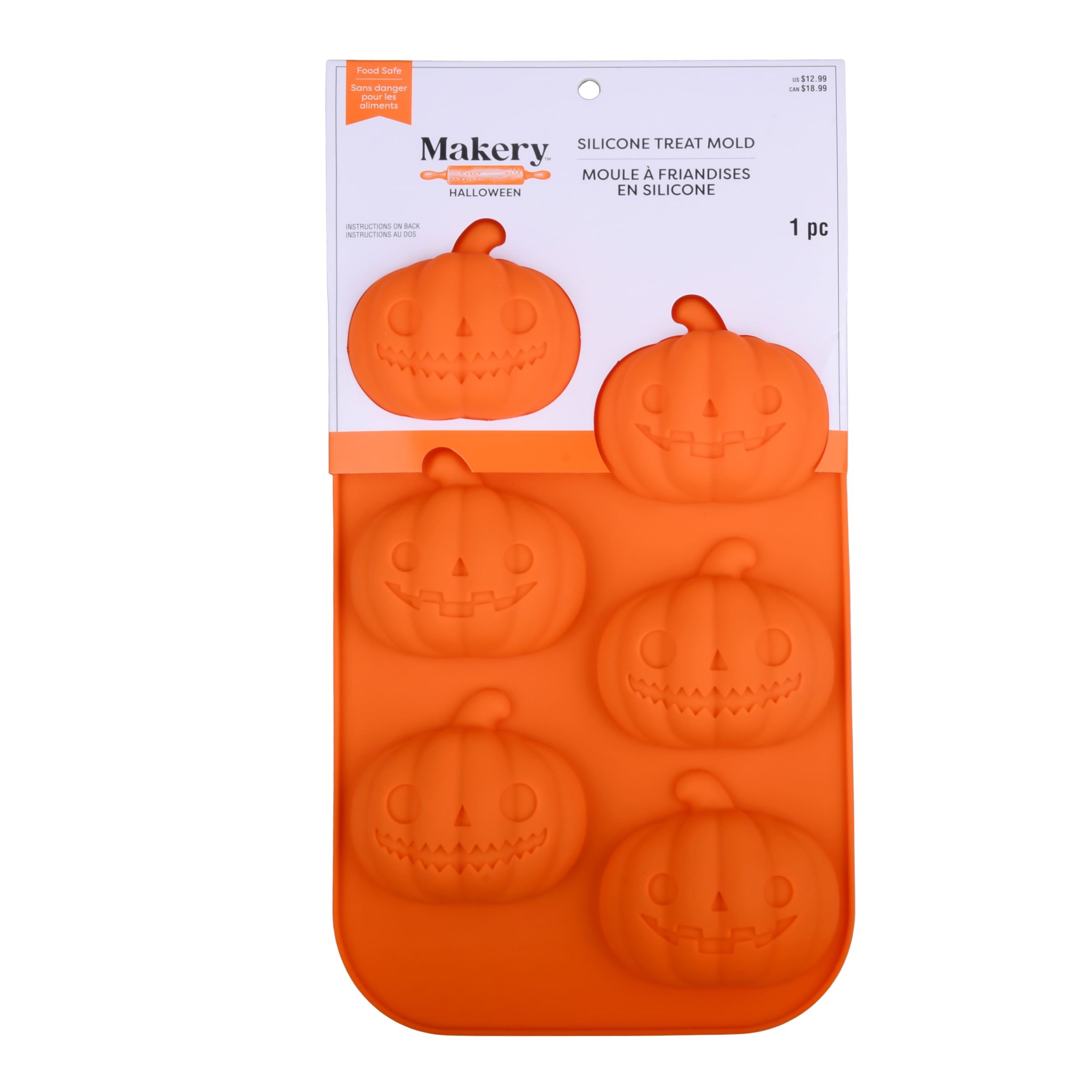 Halloween Jack-O'-Lantern Silicone Treat Mold by Makery™ - Image 4