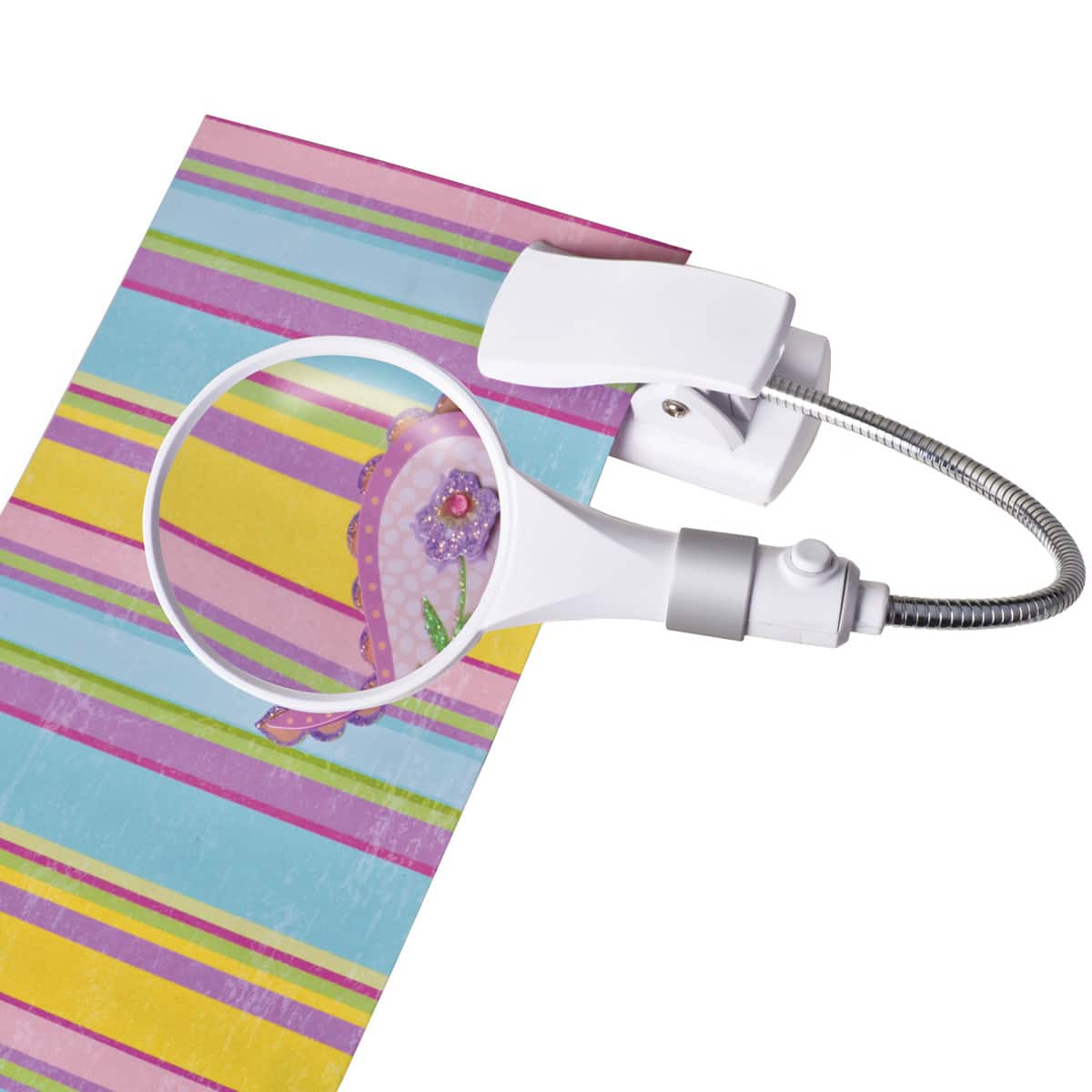 OttLite® LED Clip & Freestanding Magnifier Lamp - Image 3