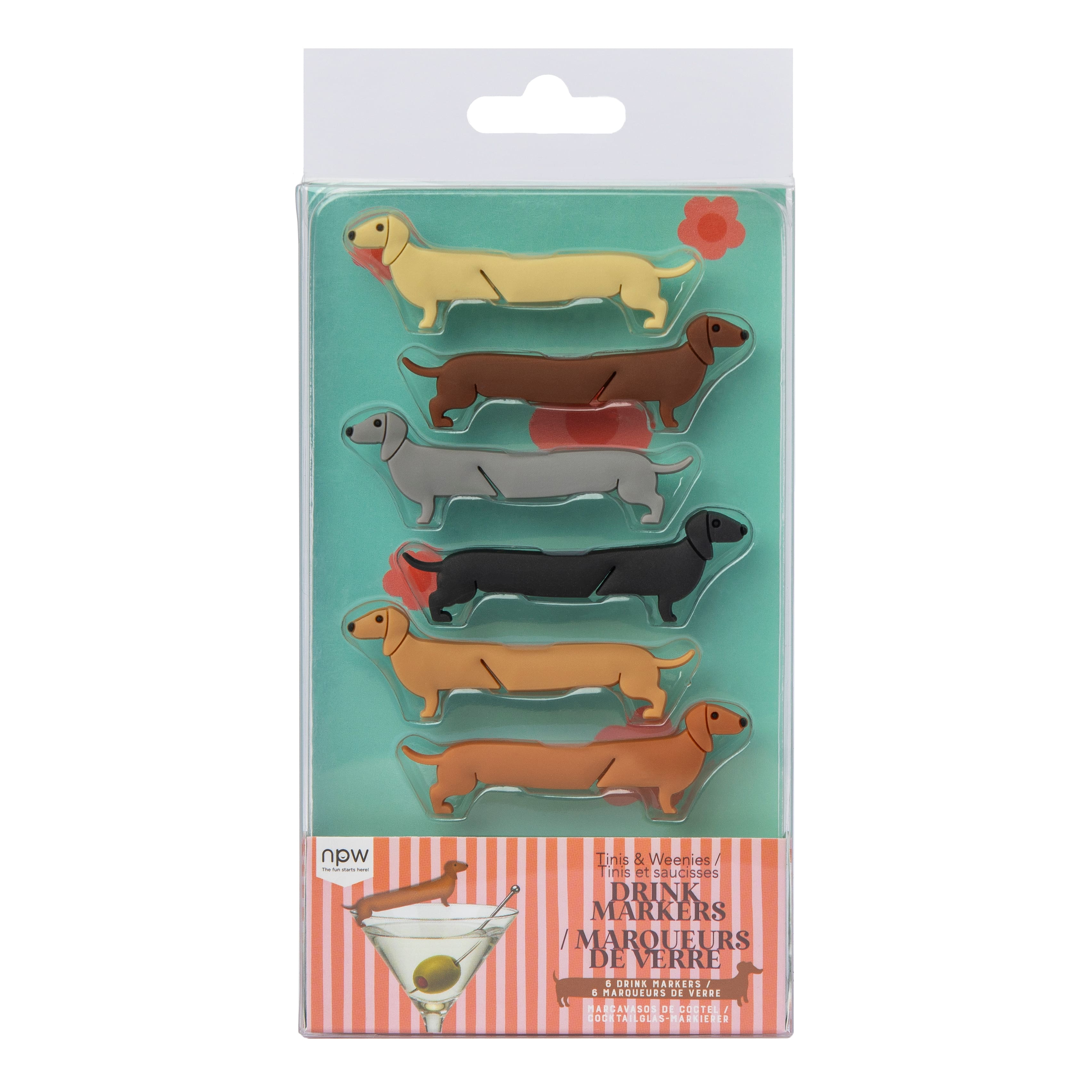 Novelty Drink Markers, 6ct.