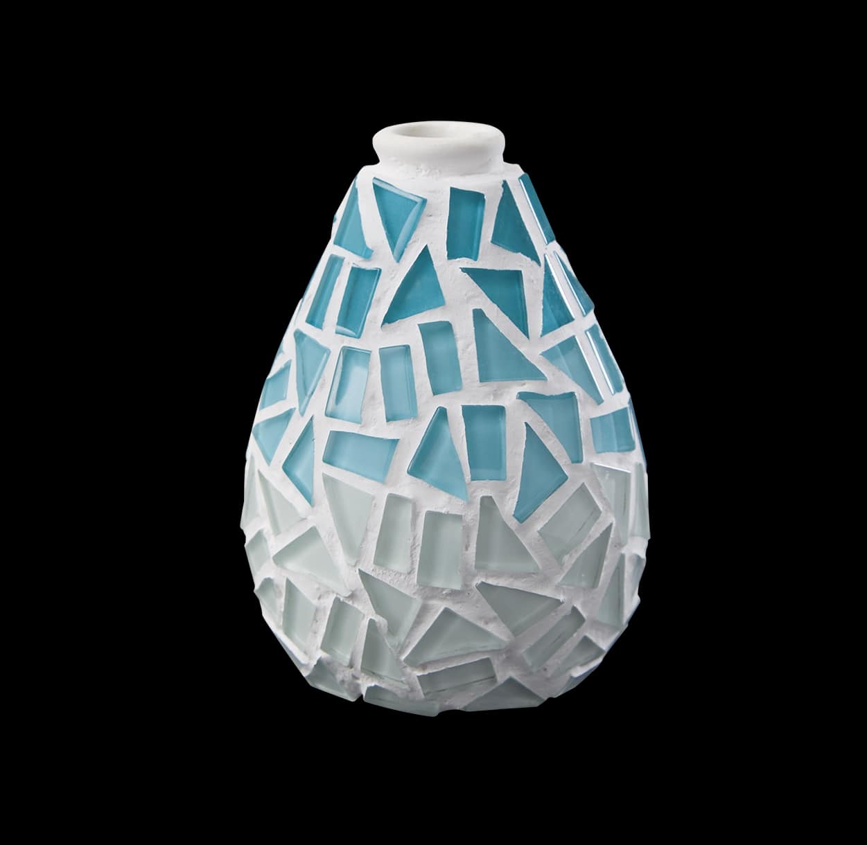 Teal & Gray Mosaic Vase Kit by Make Market® - Image 3