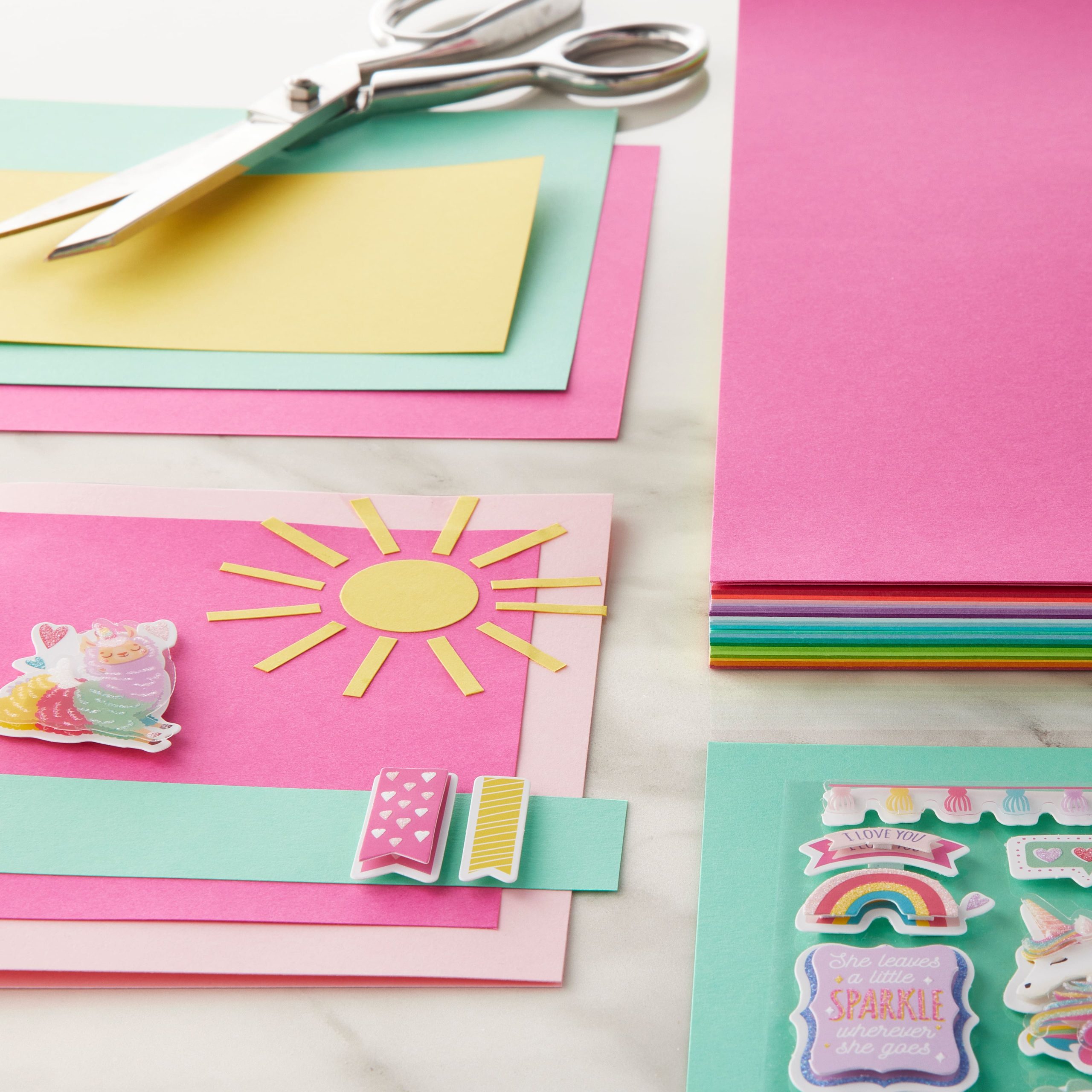 Bright Essentials 12" x 12" Cardstock Paper Pack by Recollections™, 100 Sheets - Image 2