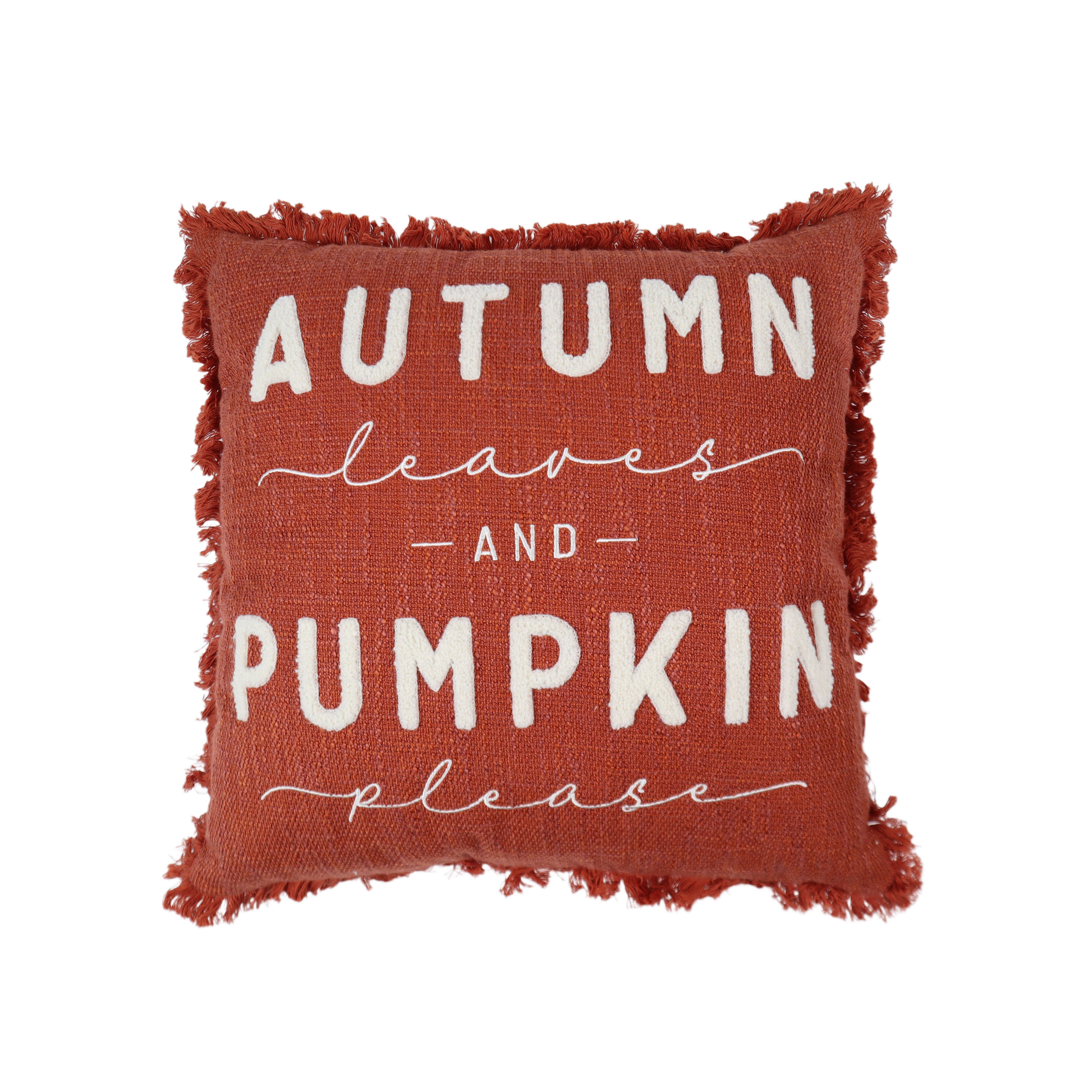 16" Autumn Pumpkin Pillow by Ashland®