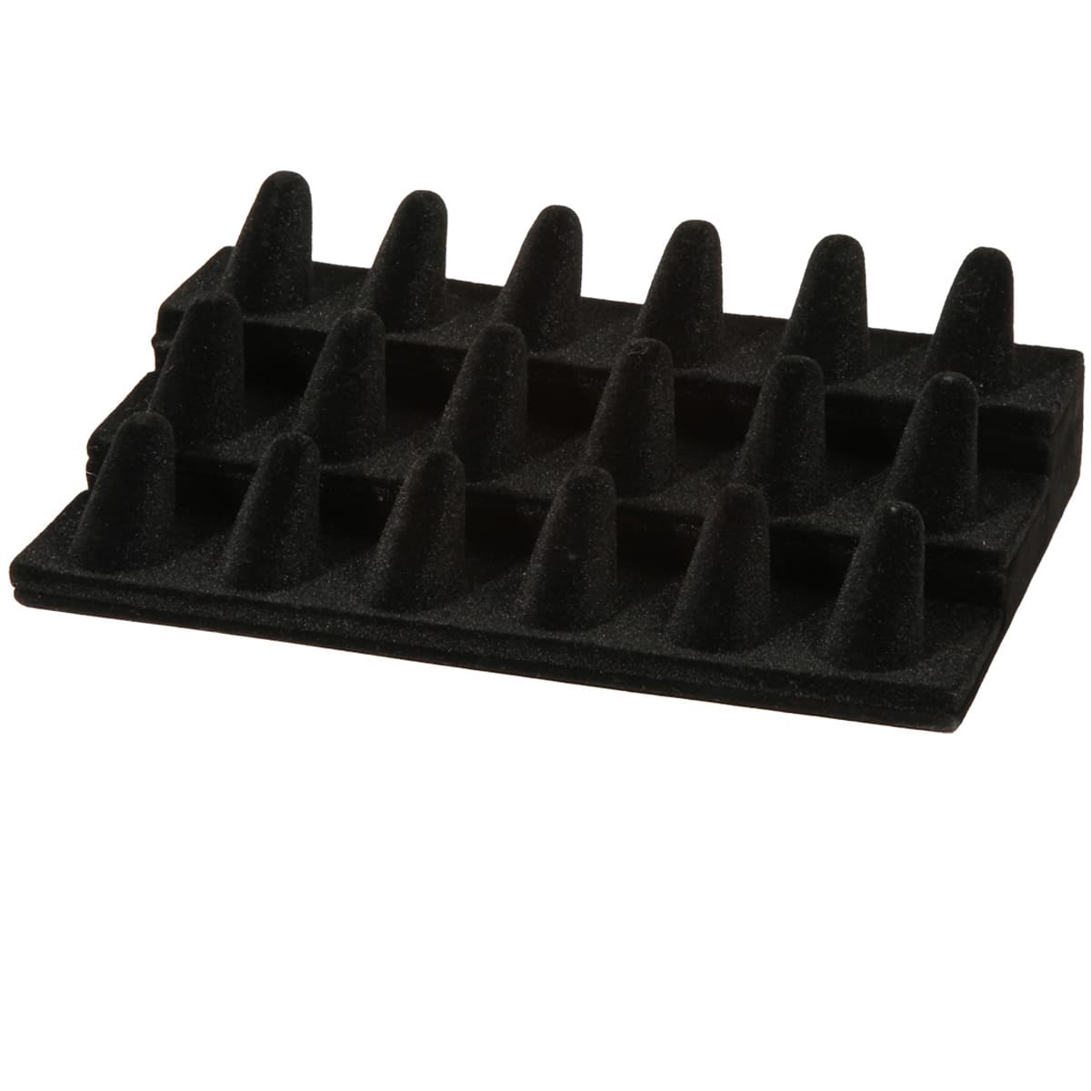 Black Velvet 3-Tier Ring Peg Display by Bead Landing™