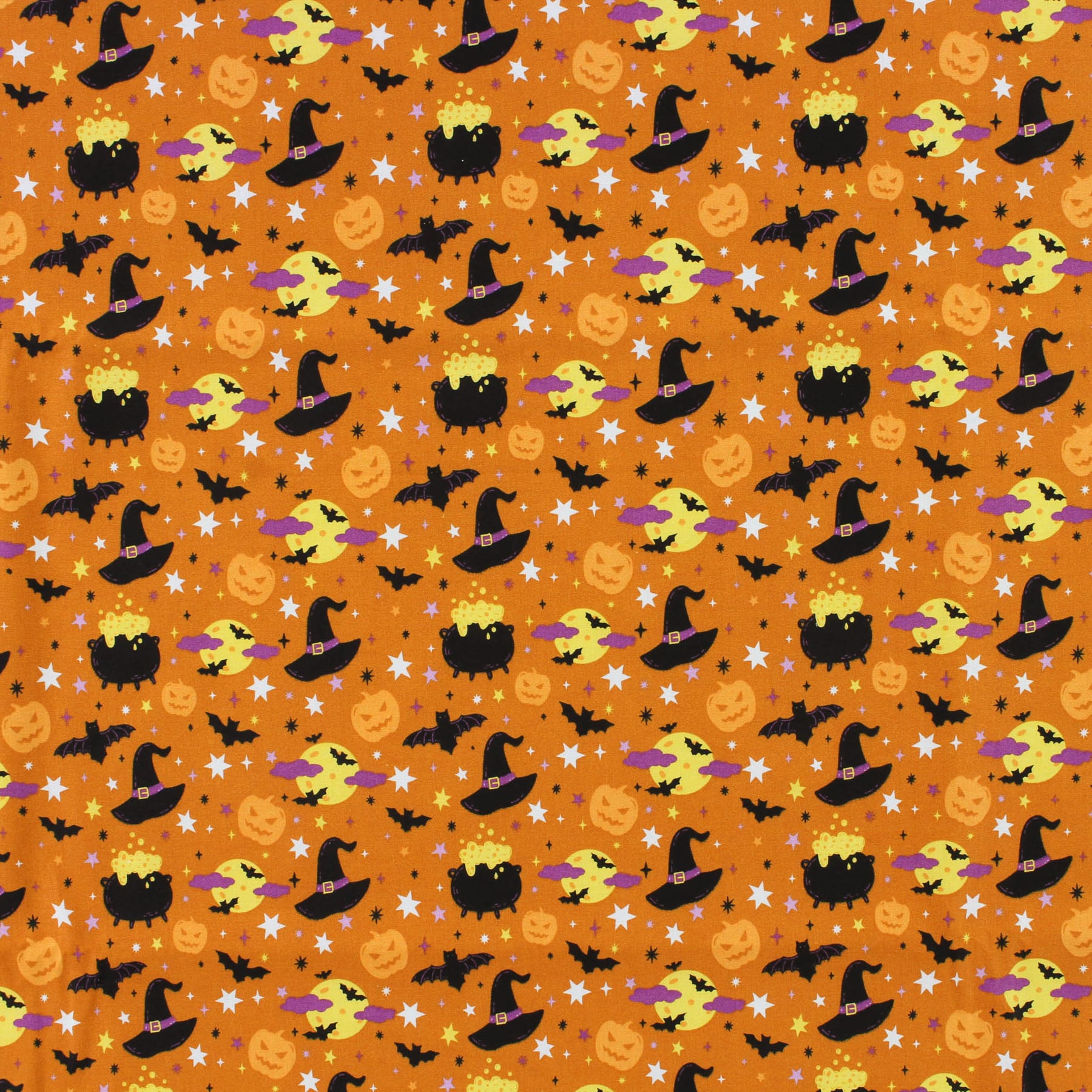 Richloom Hallowseve Orange Cotton Quilting Fabric