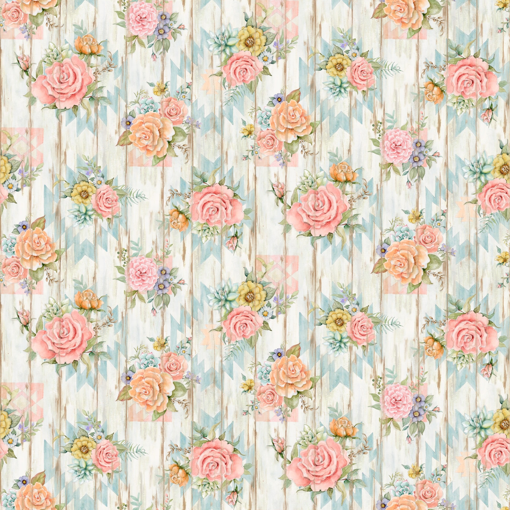 Susan Winget Highland Ranch Country Rose Cotton Fabric
