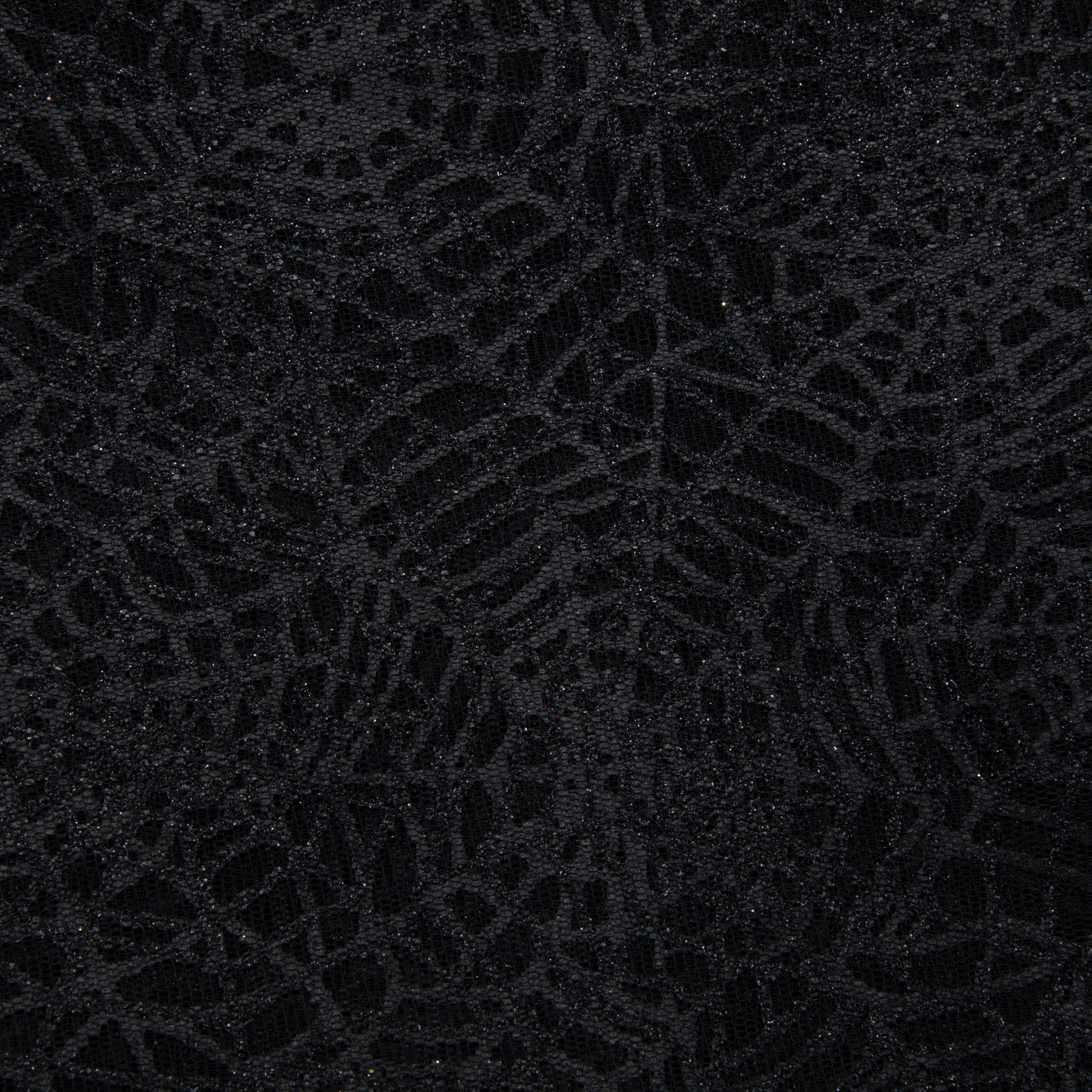 Wyla Black Web Printed Mesh
