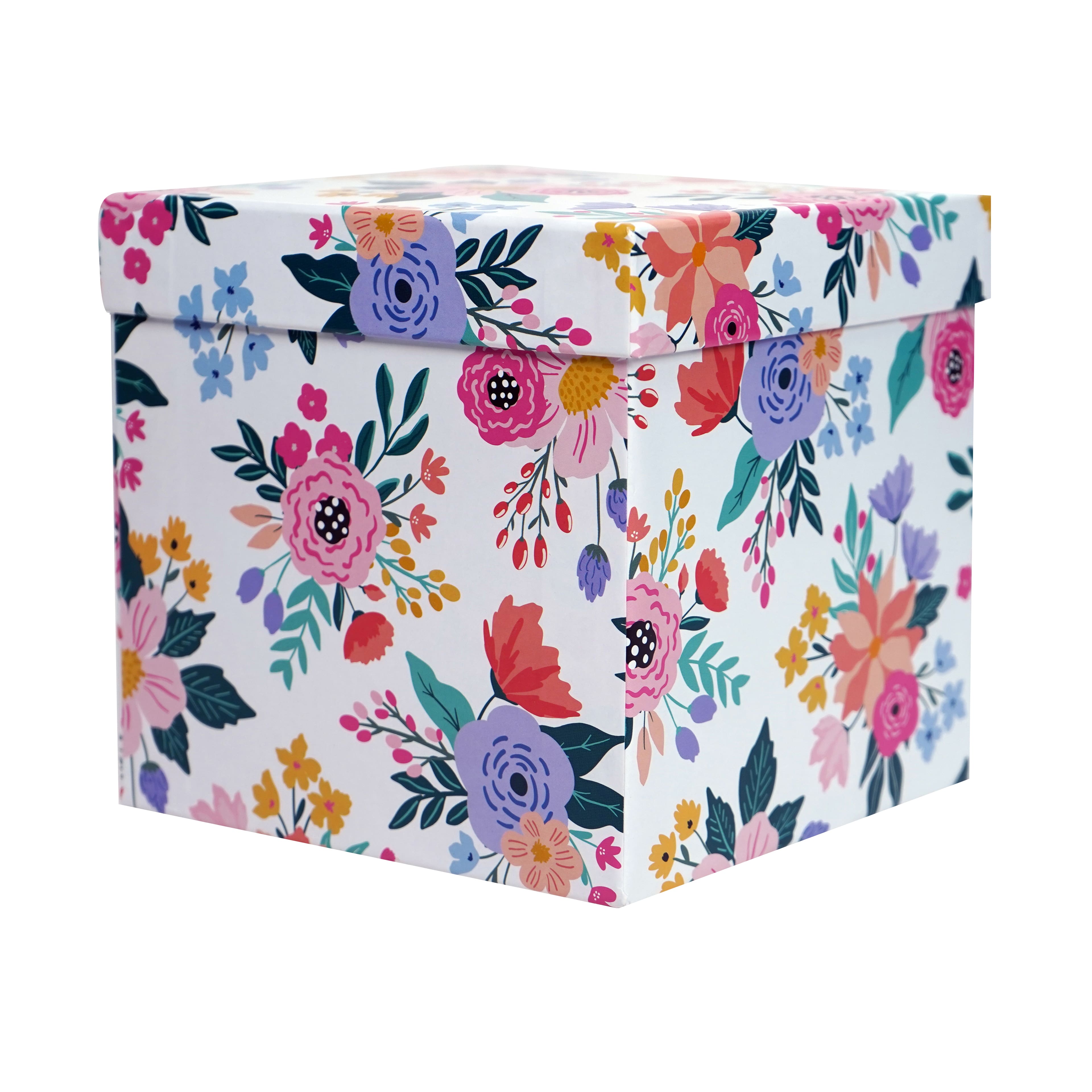6" Floral Cube Gift Box by Celebrate It™