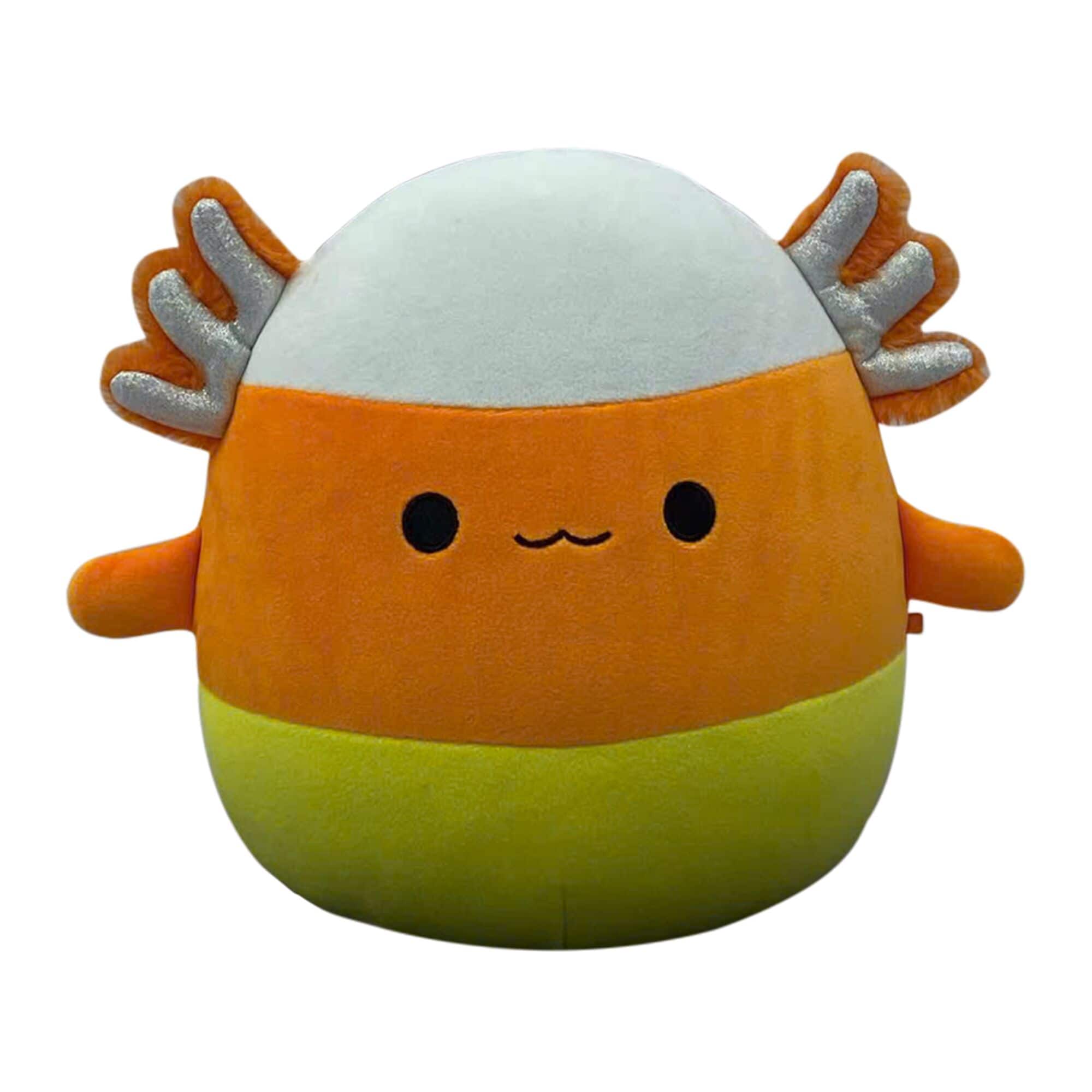 8" Campos Yellow & Orange Candy Corn Axolotl Plush