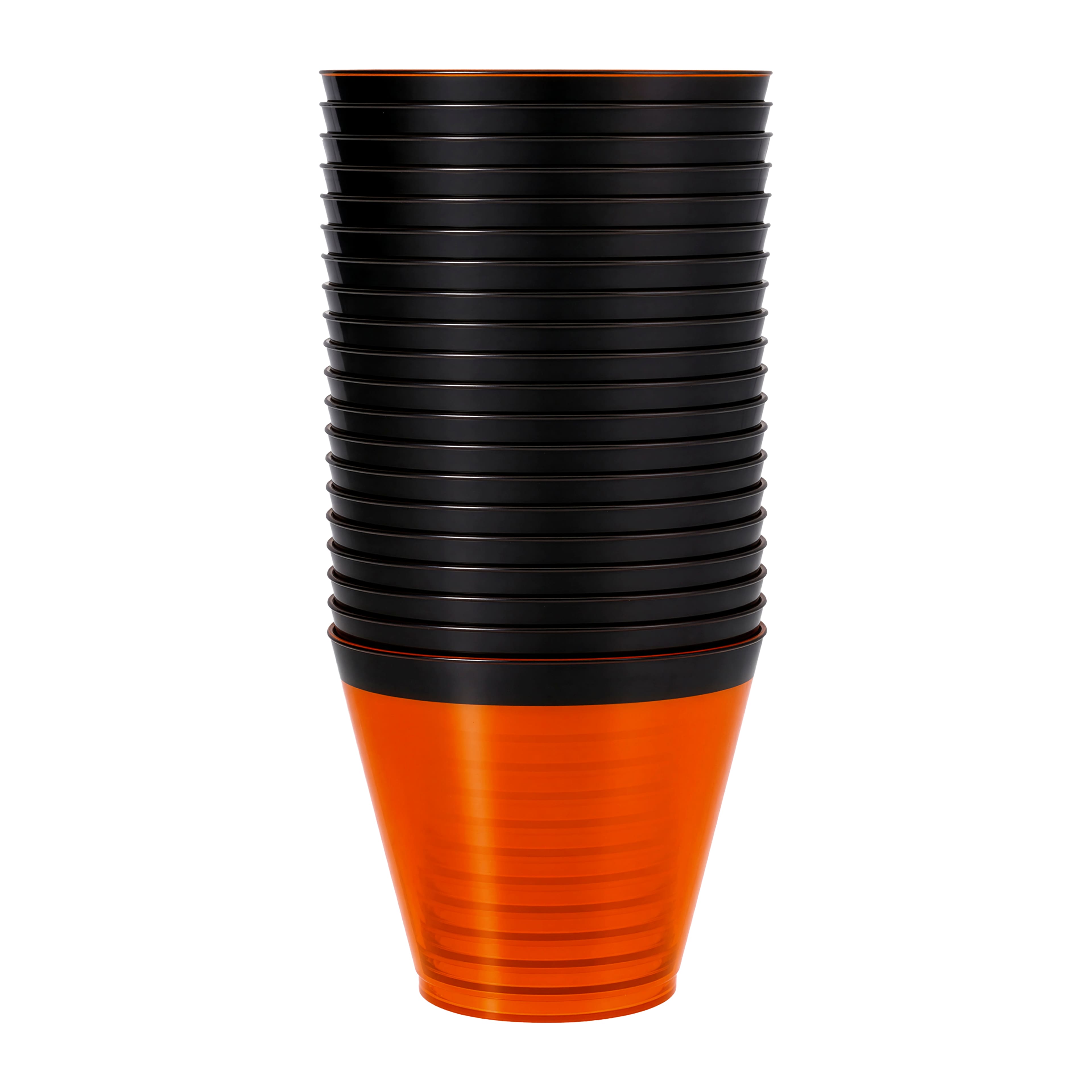 9oz. Halloween Orange and Black Cups, 20ct. by Celebrate It™