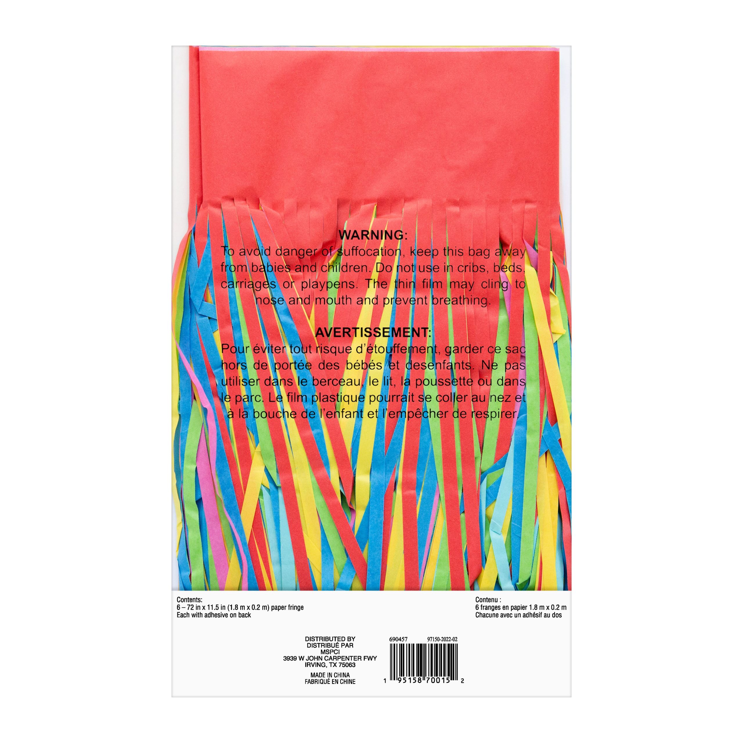 Bright Fringe Backdrop by Celebrate It™ - Image 3