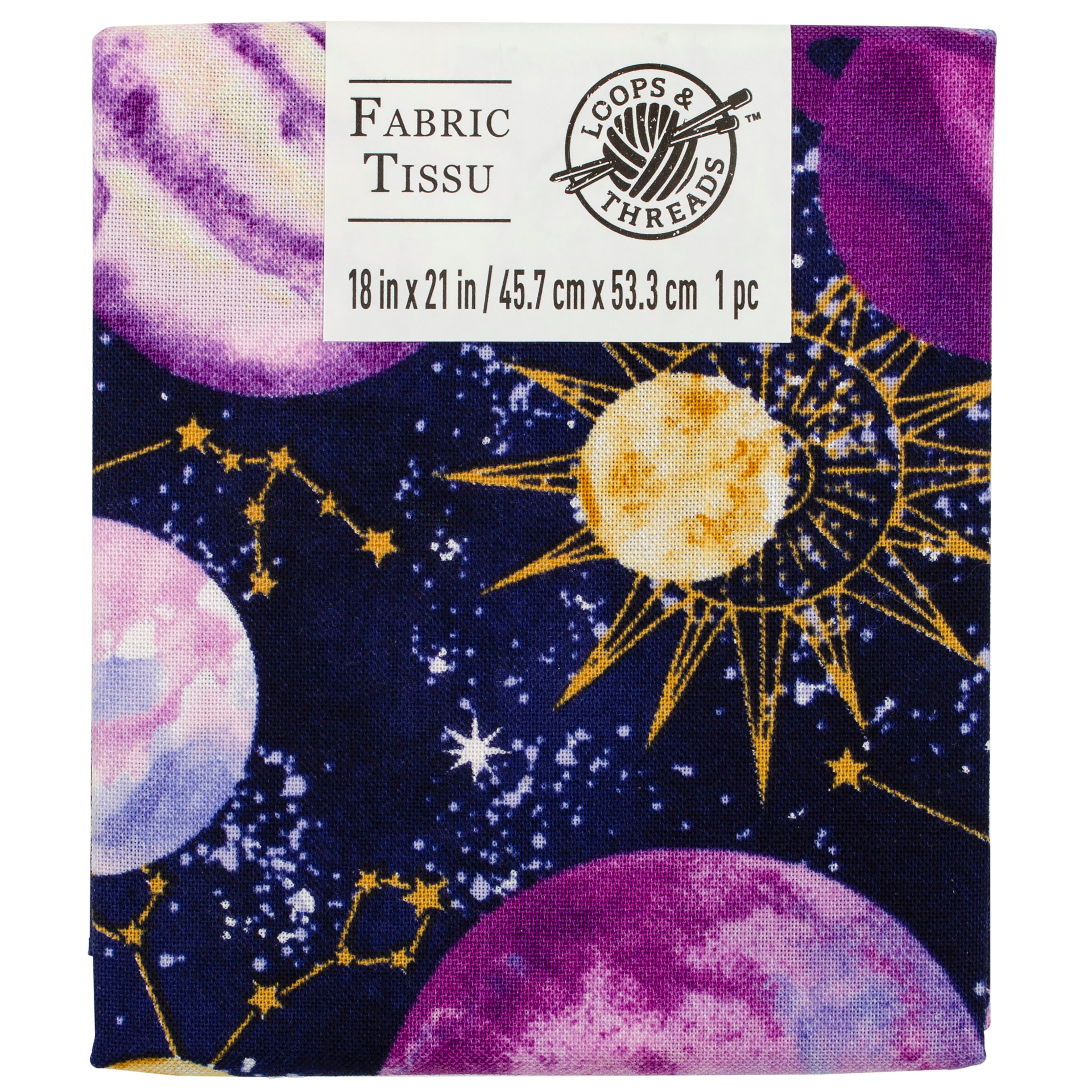 Purple Space Cotton Fabric Bundle by Loops & Threads™