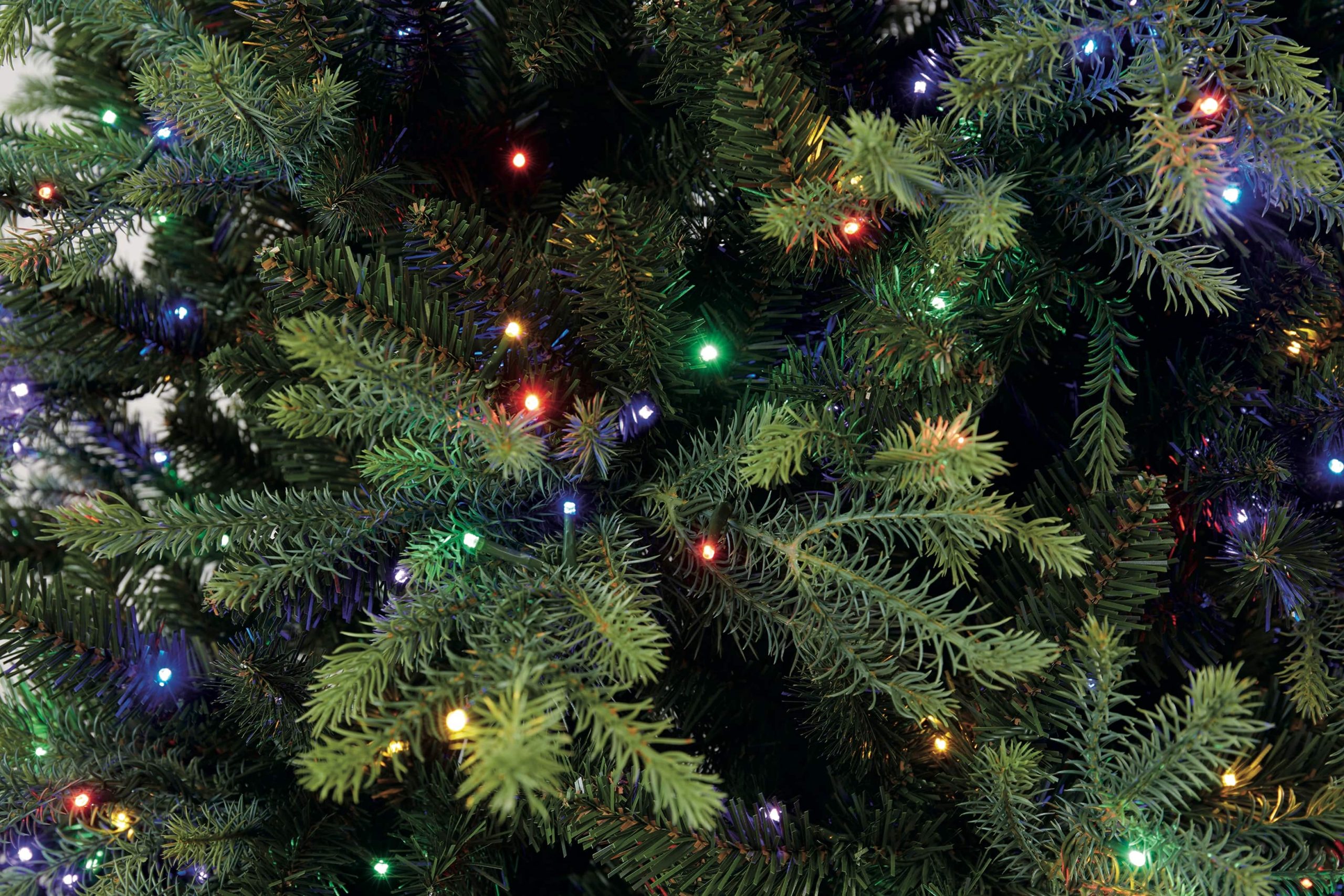 7.5ft. Pre-Lit Charlotte Spruce Realistic Artificial Christmas Tree, Color Changing Mini LED Lights by Ashland® - Image 2