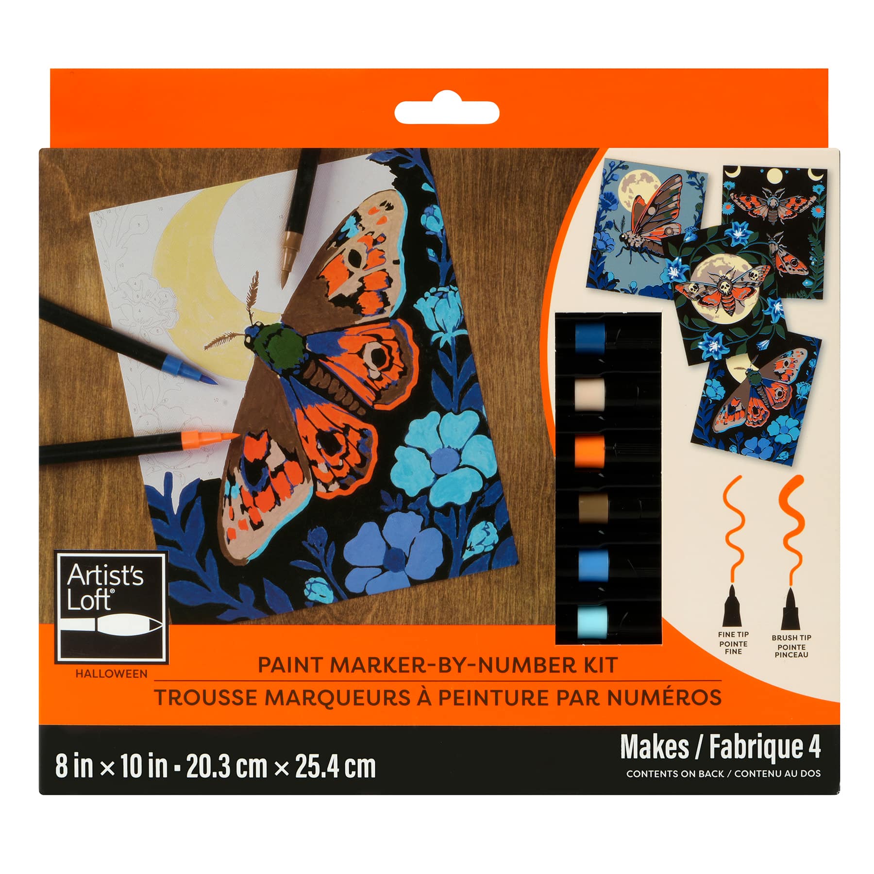 Moths Paint Marker-by-Number Kit by Artist's Loft®