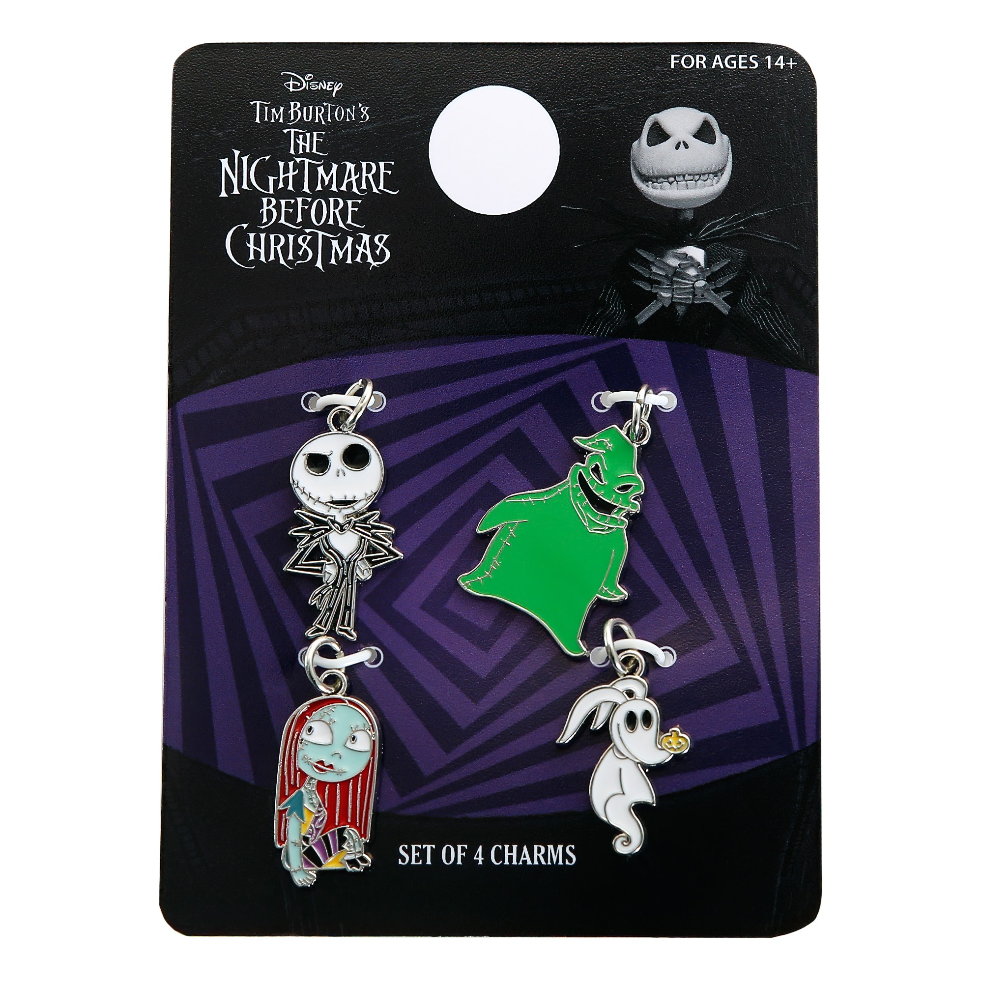Disney® Nightmare Before Christmas Silver Enamel Charm Set - Image 3
