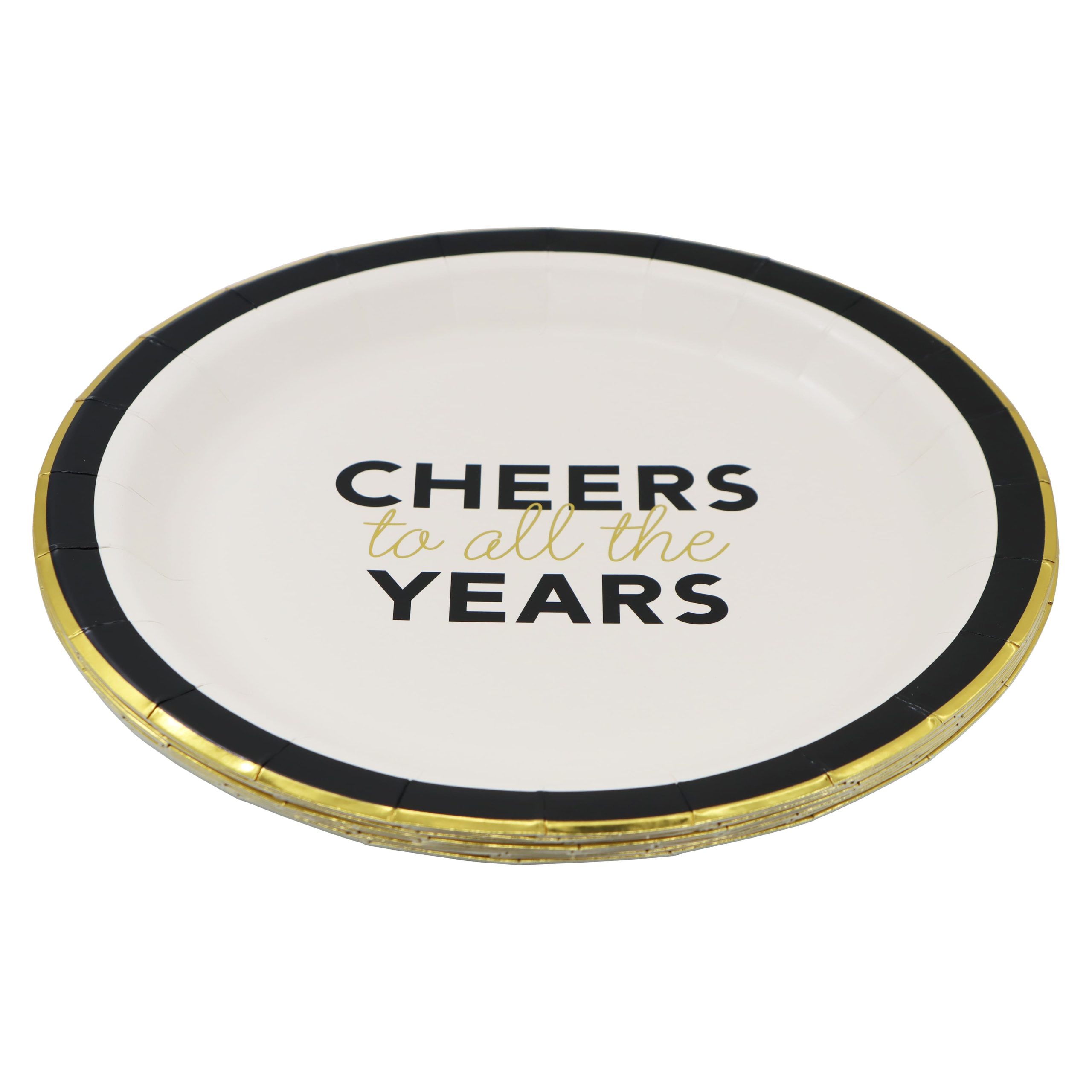 9" Cheers to all the Years Dinner Plates, 8ct. by Celebrate It™ - Image 2