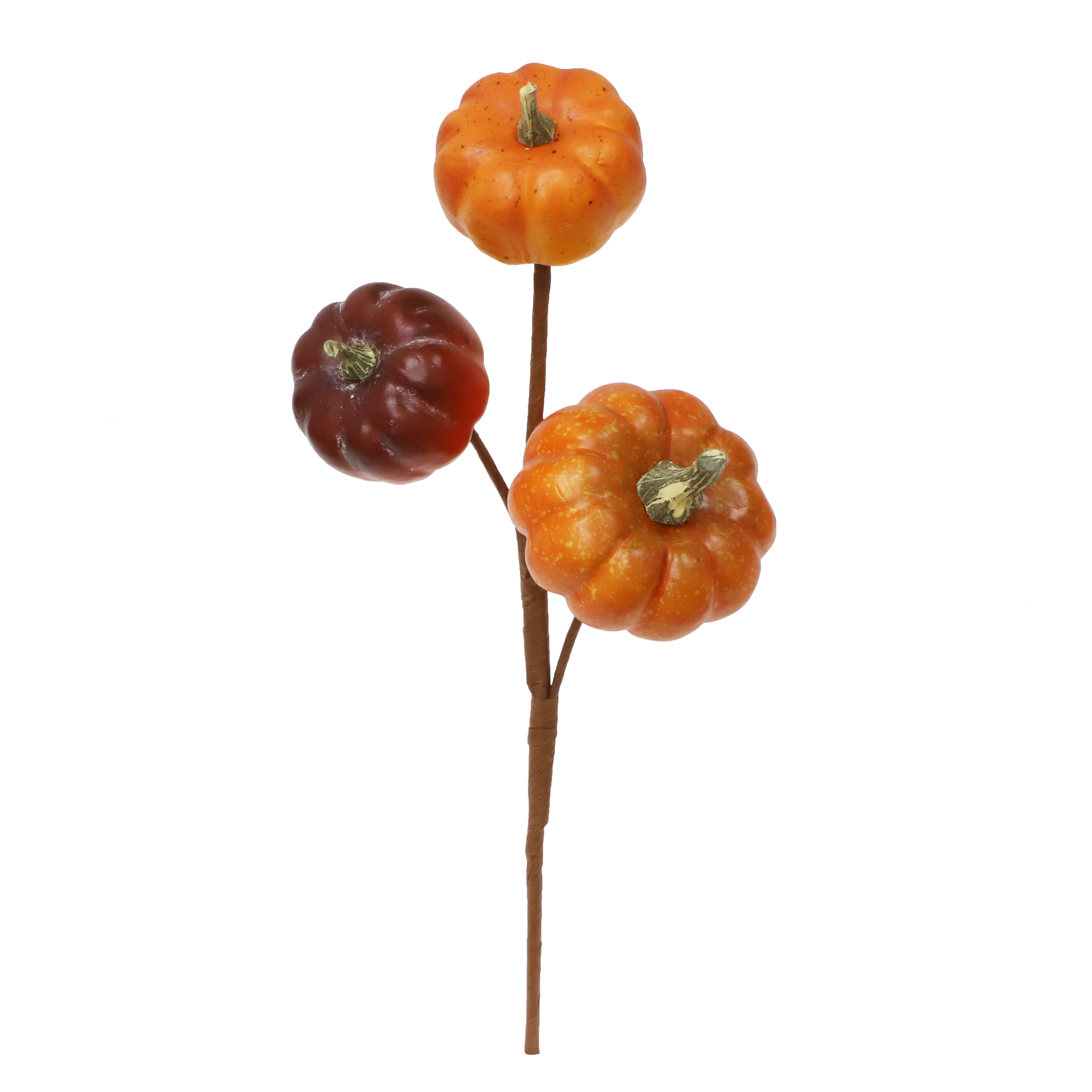 10.75" Orange & Red Pumpkin Pick by Ashland®