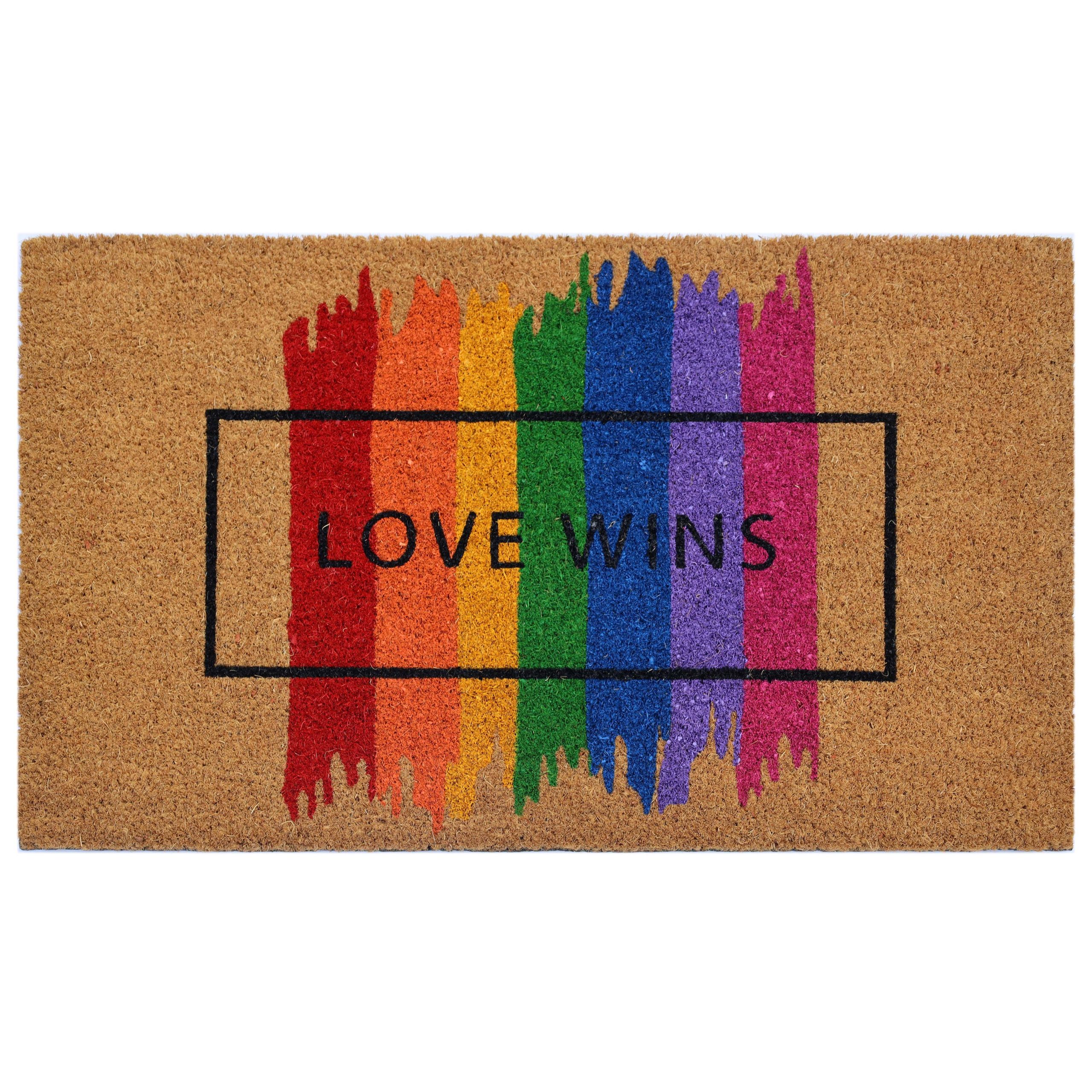Love Wins Doormat by Celebrate It™
