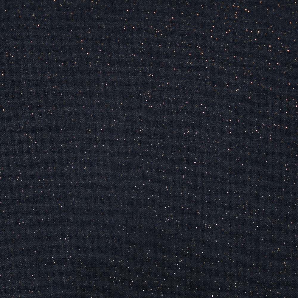 Fumatex Black & Gold Glitter Craft Cotton Fabric