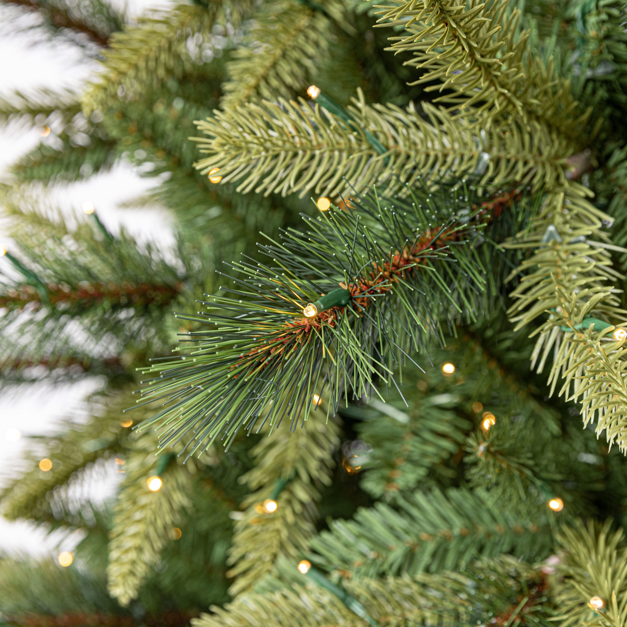 9ft. Pre-Lit Glendale Spruce Artificial Christmas Tree, Quick Set® LumaDazzle® Color Changing Twinkle LED Lights by Ashland® - Image 3