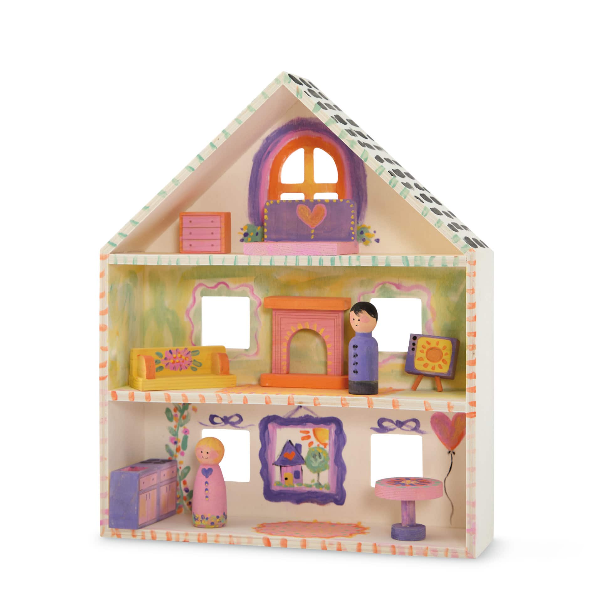 Large Wood House Kit by Creatology™