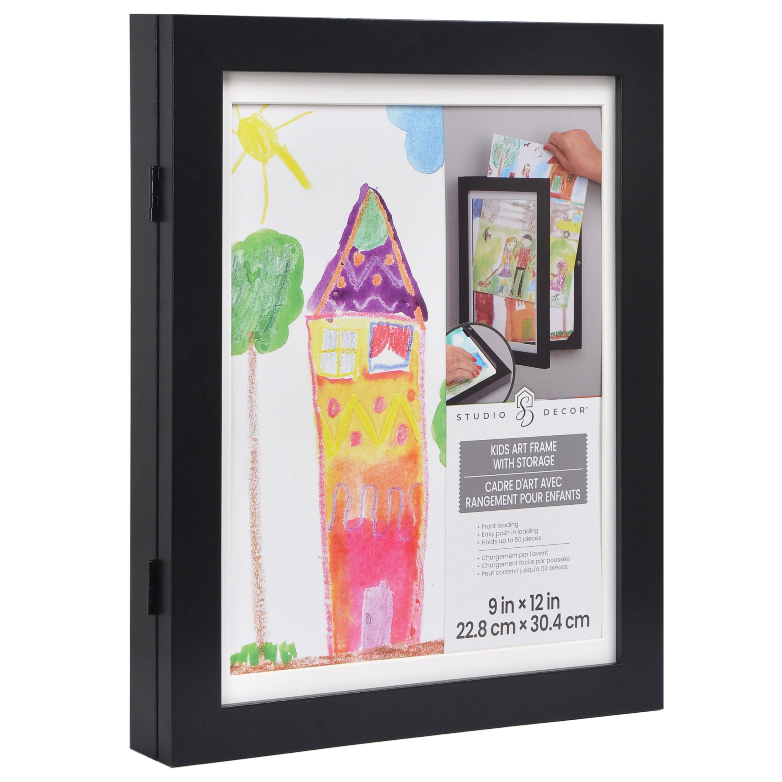 9" x 12" Kids Art Frame with Storage by Studio Décor® - Image 3