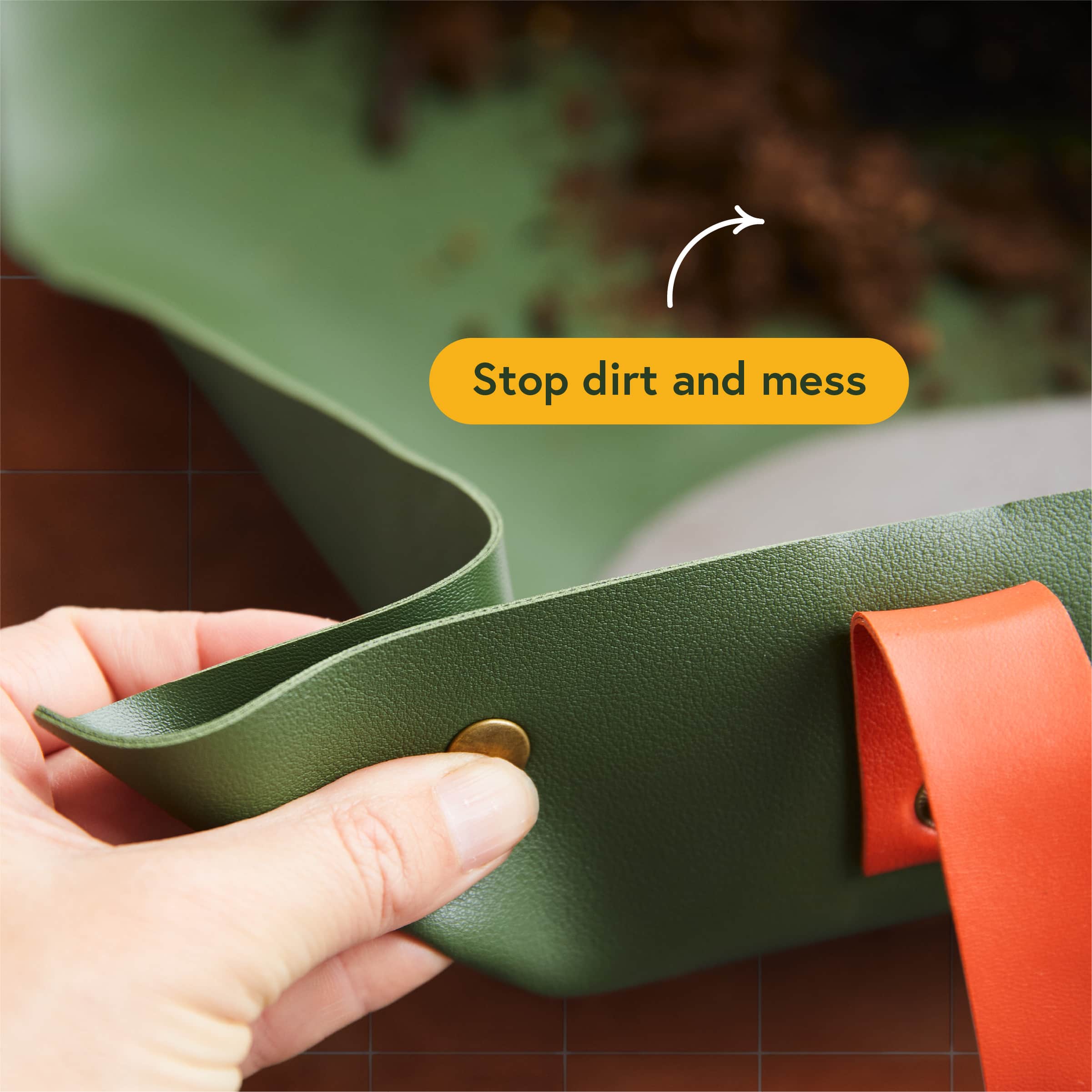We The Wild™ 30" x 19" Reusable Waterproof Repotting Mat - Image 4