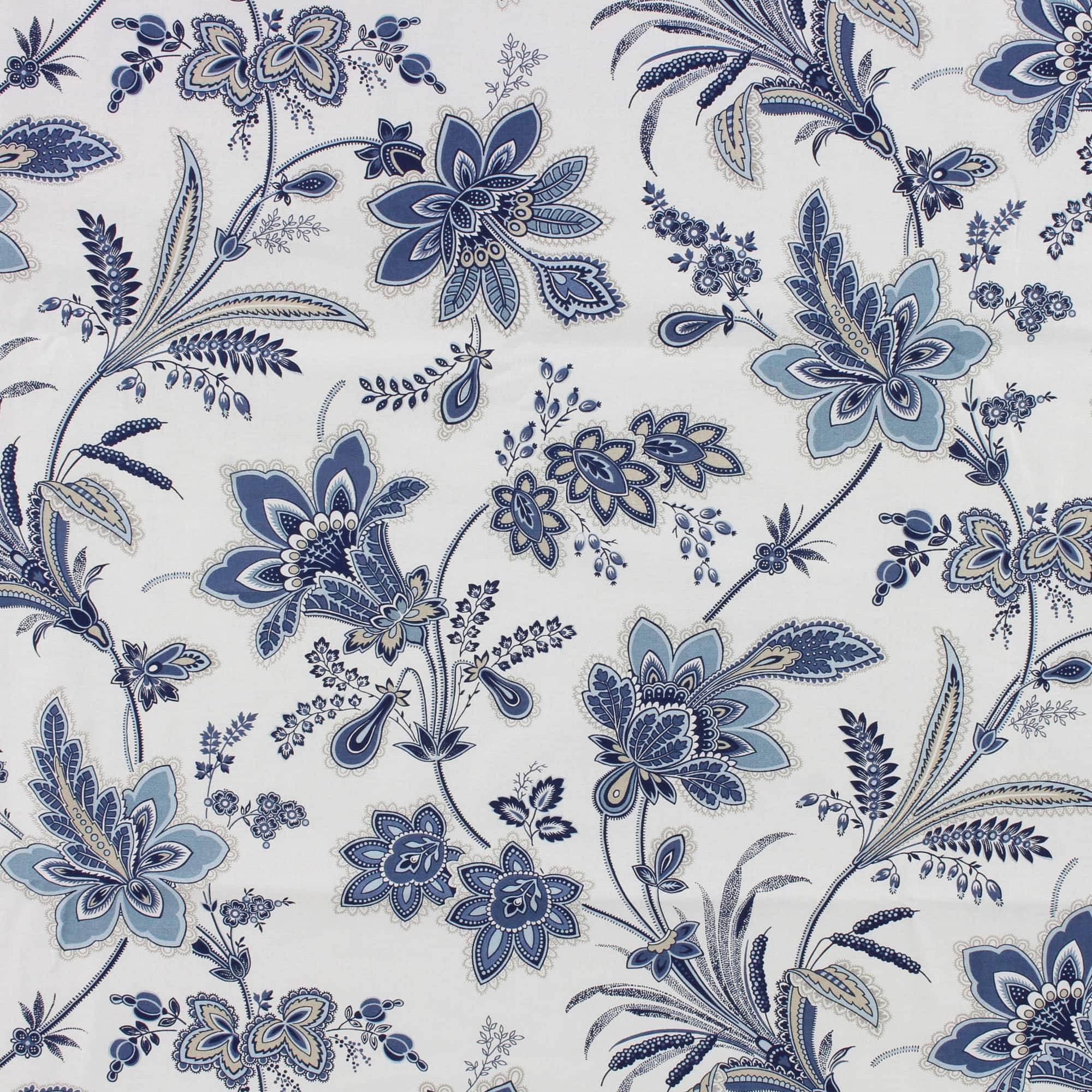 Richloom Baretta Navy Cotton Canvas Fabric