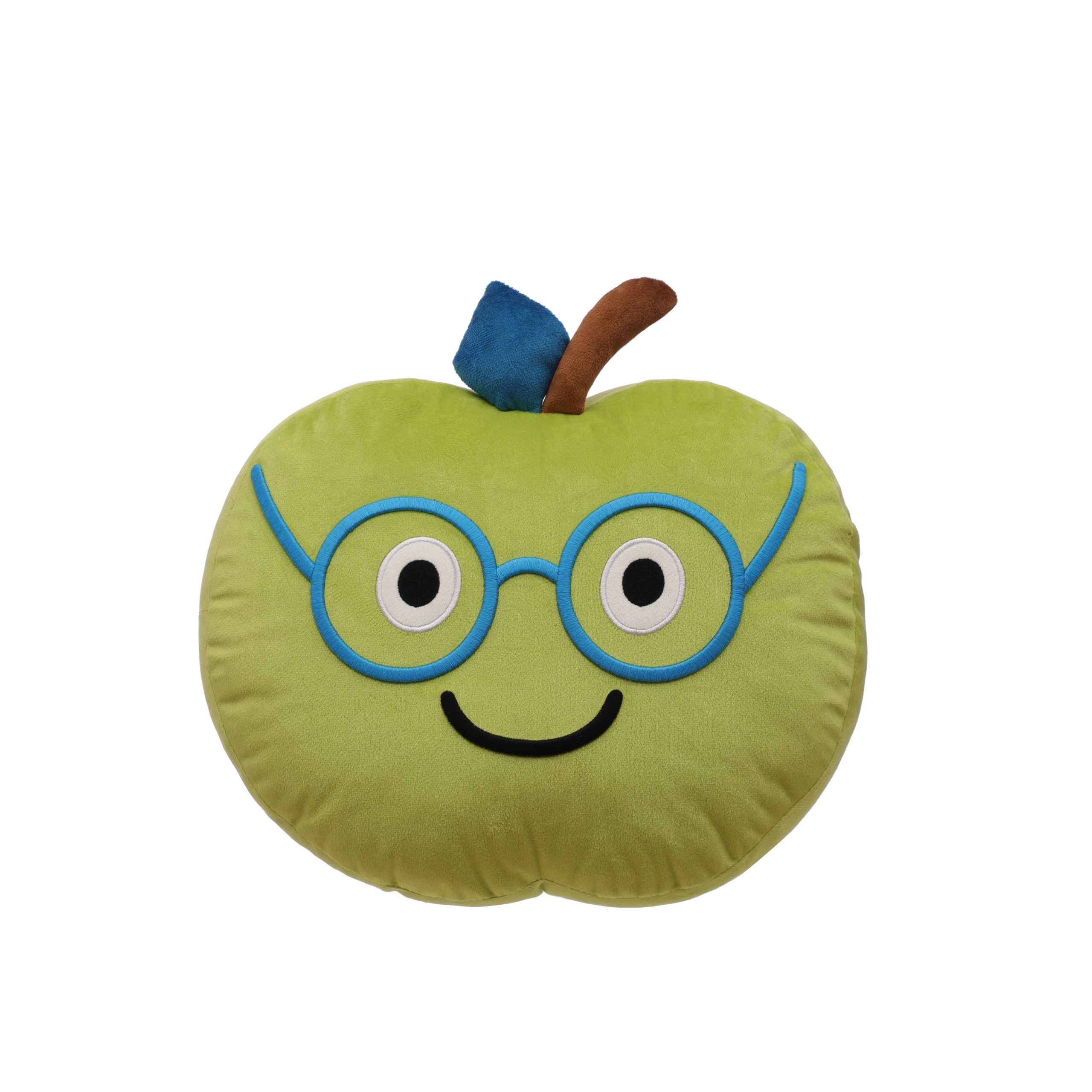 Class Rules! 13" x 14" Green Apple Pillow by B2C™
