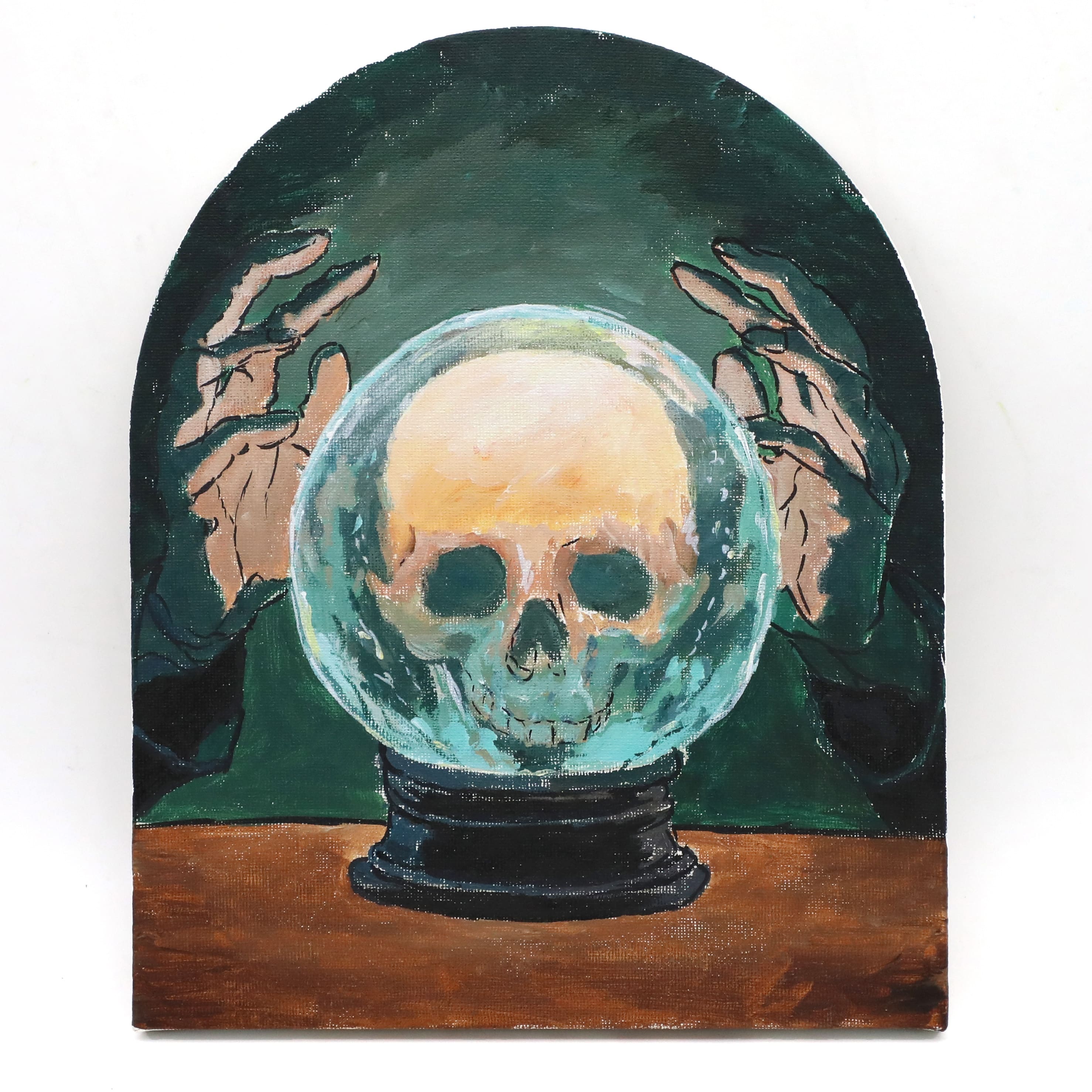 9" x 11" Crystal Ball Arch Canvas Painting Kit by Craft Smart®