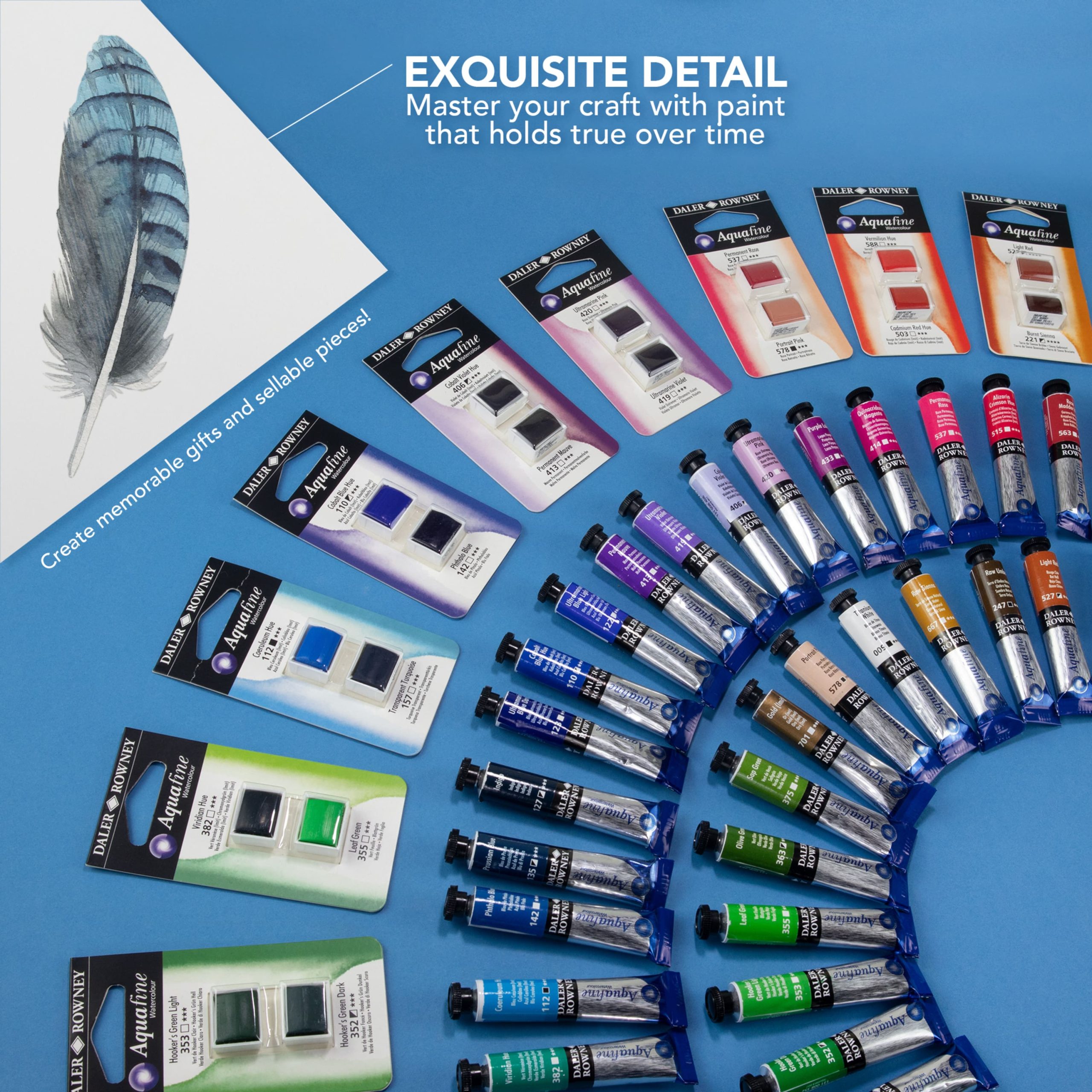 Daler-Rowney® Aquafine Watercolour Paint, 8mL - Image 4