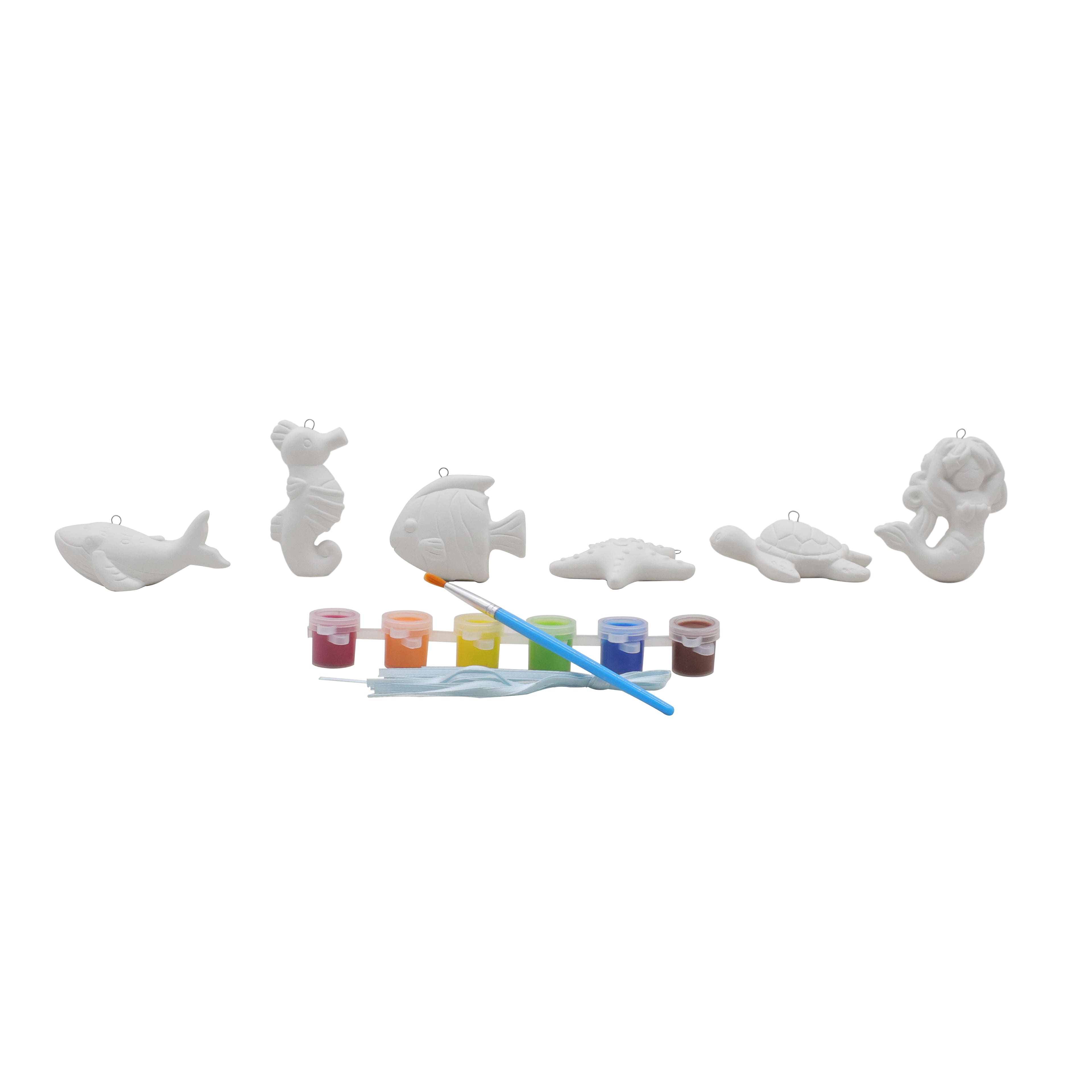 Sea Life 3D Ceramic Ornament Painting Kit by Creatology™
