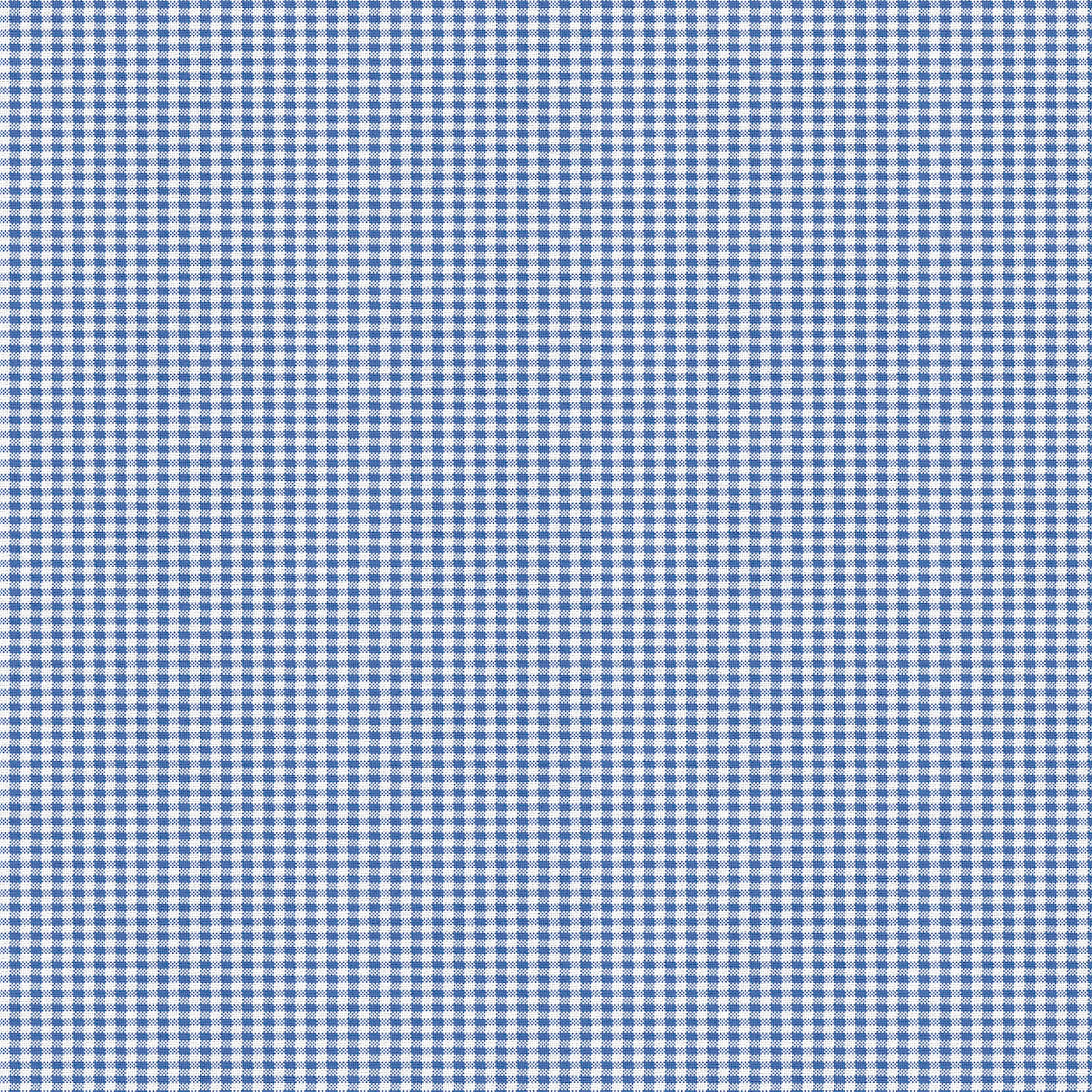 Fabric Editions Blue Gingham Cotton Fabric