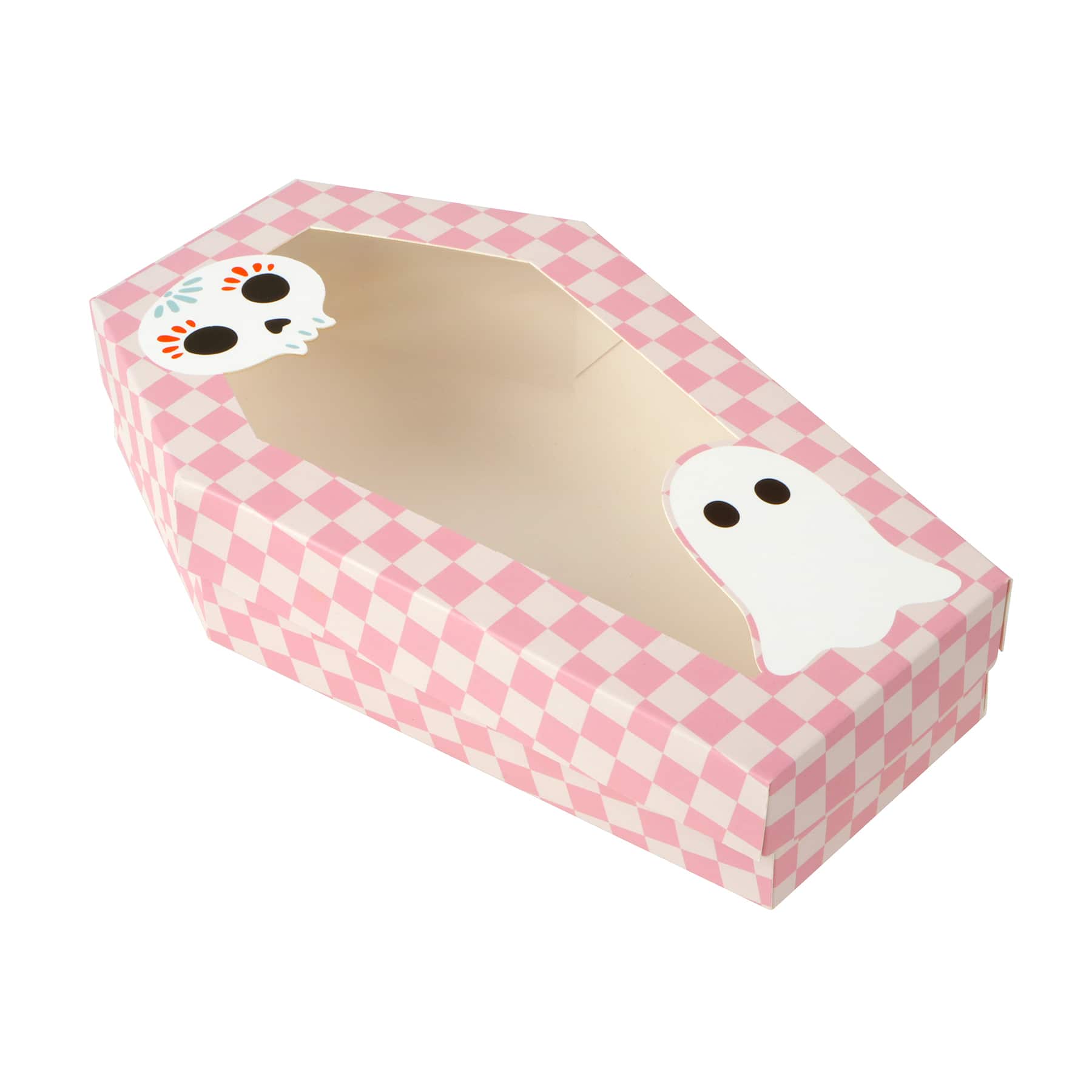 Pink Ghost Coffin Treat Boxes, 2ct. by Makery™