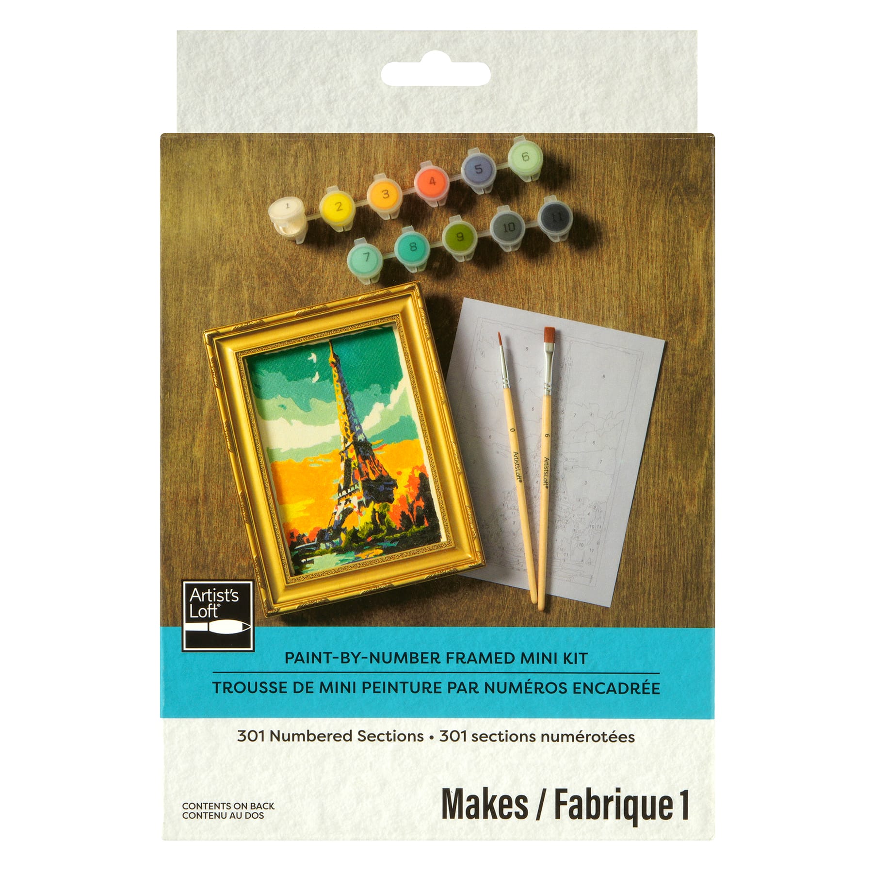 Eiffel Tower Paint-by-Number Framed Mini Kit by Artist's Loft®