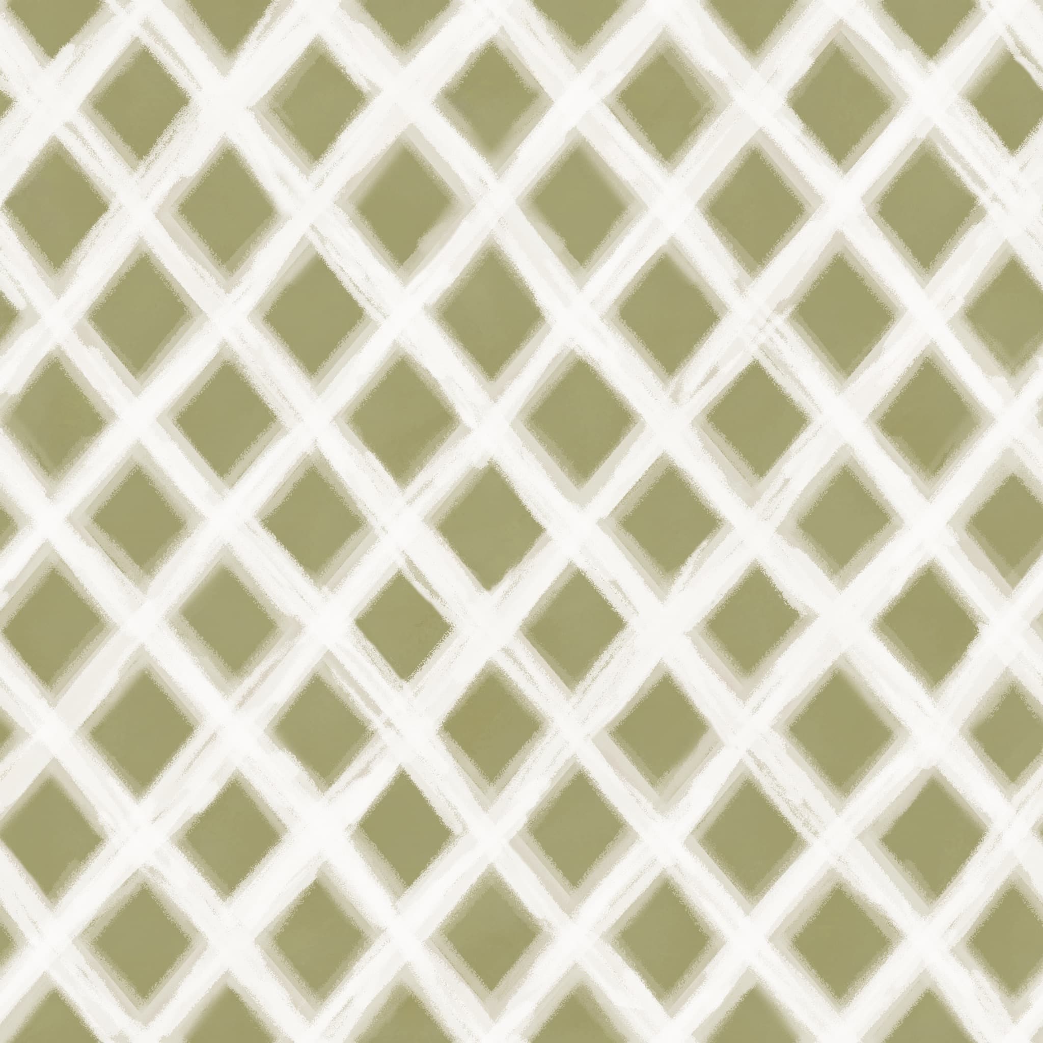 Susan Winget Hydrangea Lattice Green Cotton Fabric
