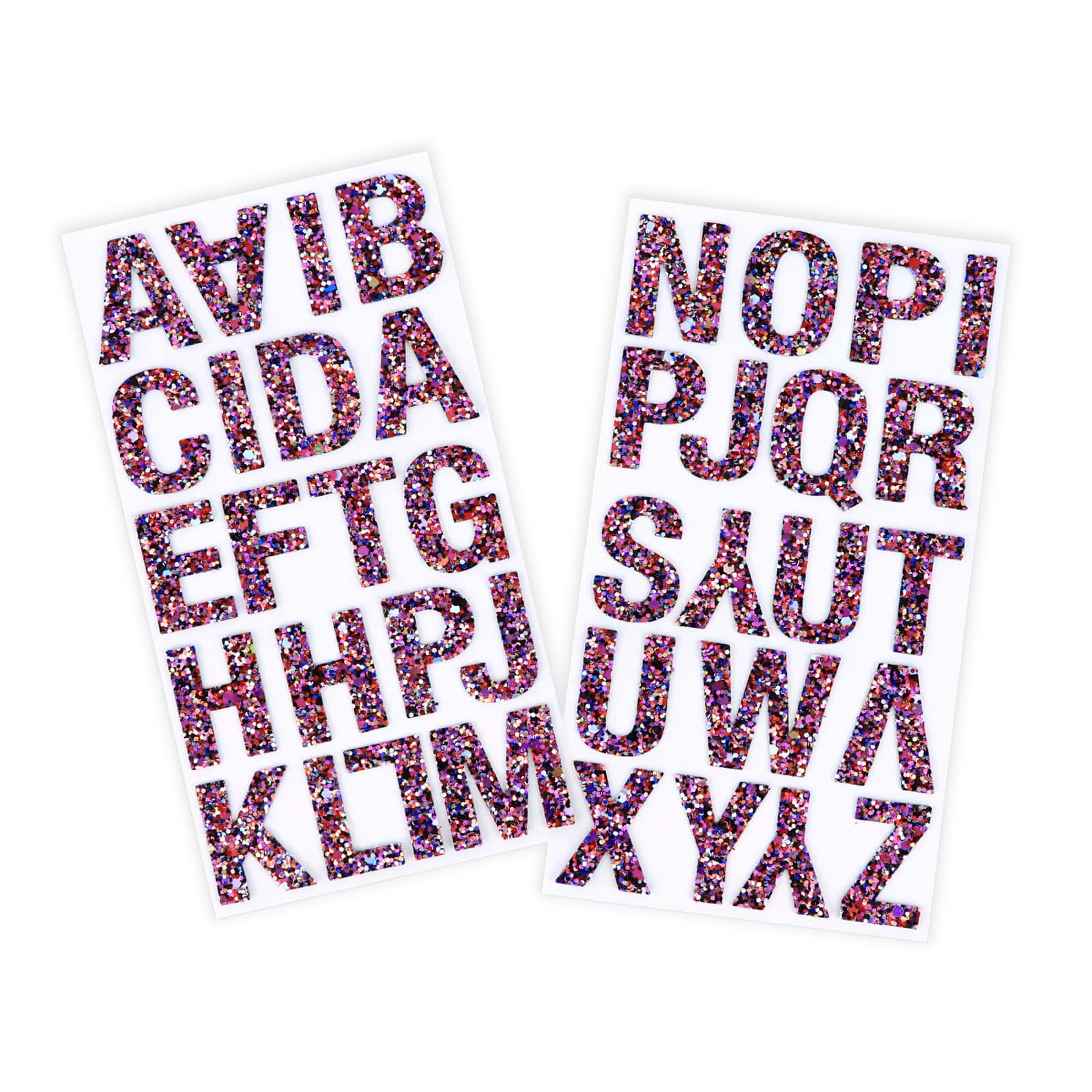 Multicolor Blue & Red Glitter Alphabet Stickers by Recollections™ - Image 4