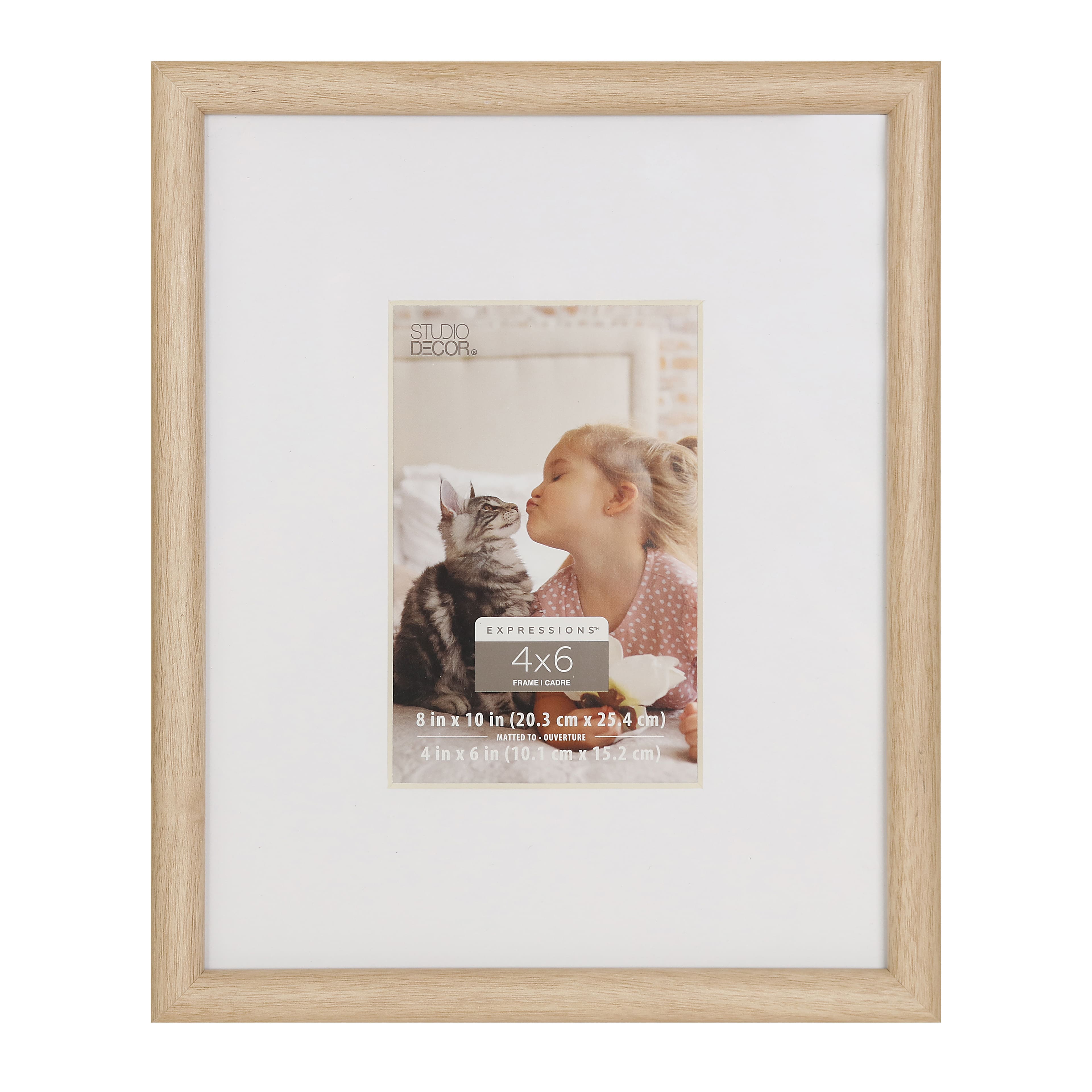 Expressions™ Narrow Brown Frame with Mat by Studio Décor®
