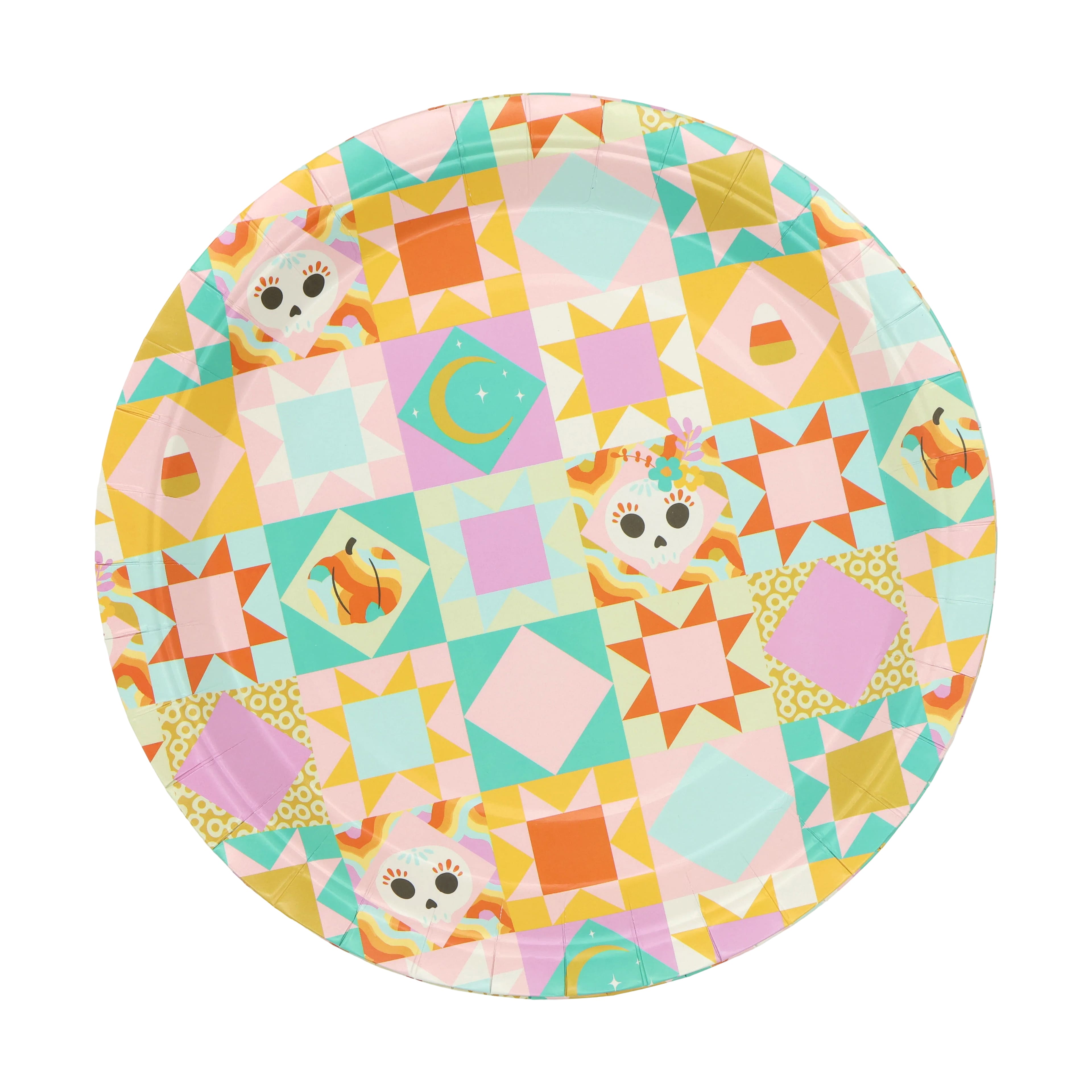 9" Halloween Quilt Dinner Plates, 10ct. by Celebrate It™