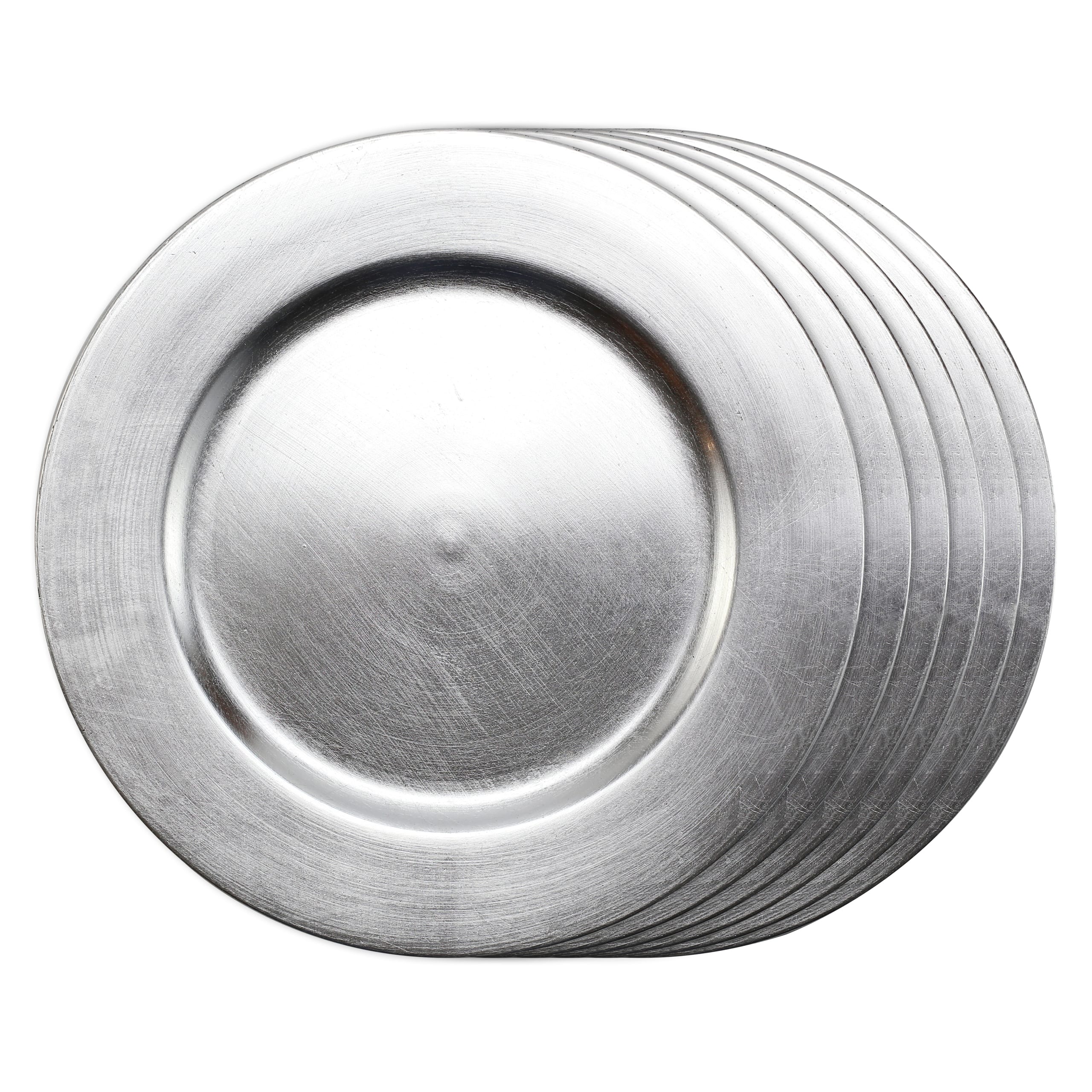 Silver Charger Set by Celebrate It™ 6ct.